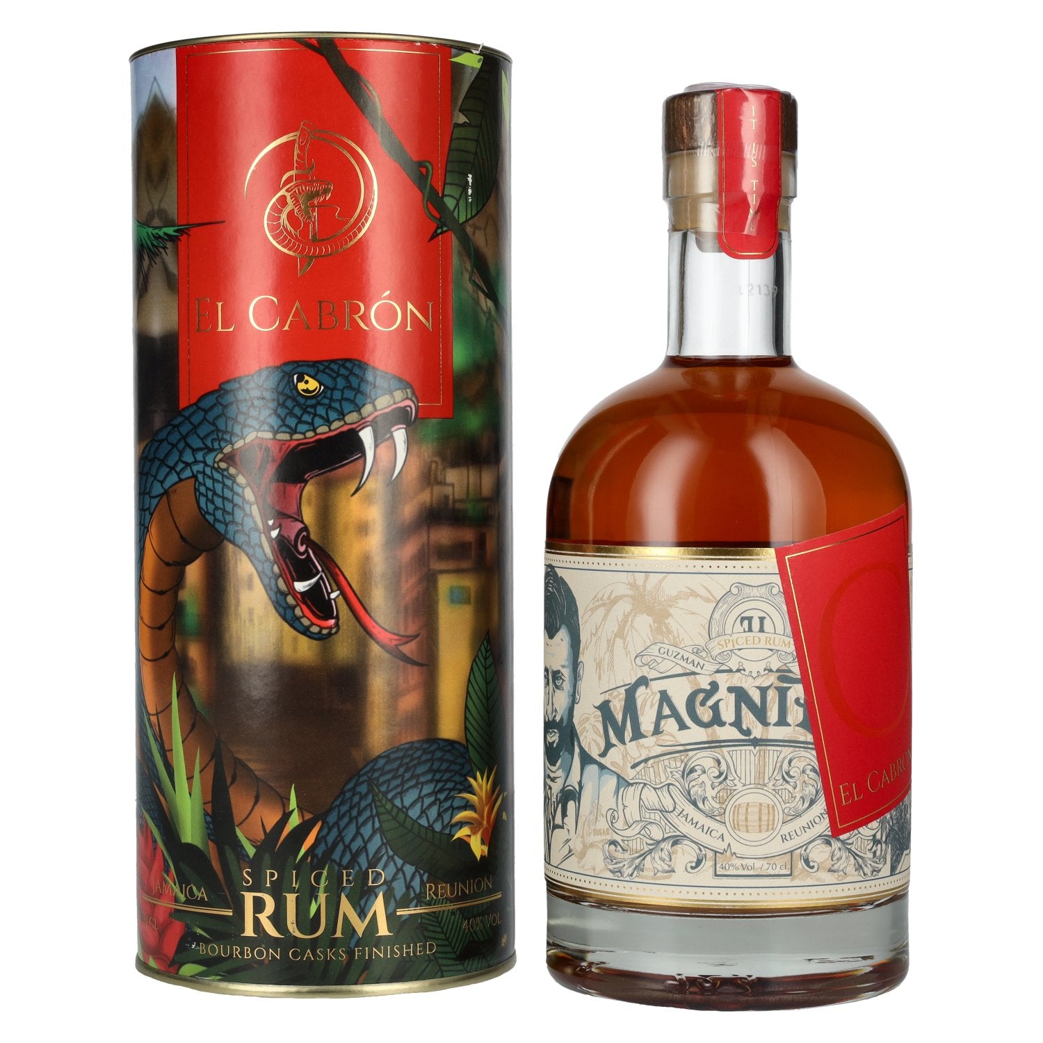 El Cabron Spiced Rum 40% Vol. 0,7l in Giftbox