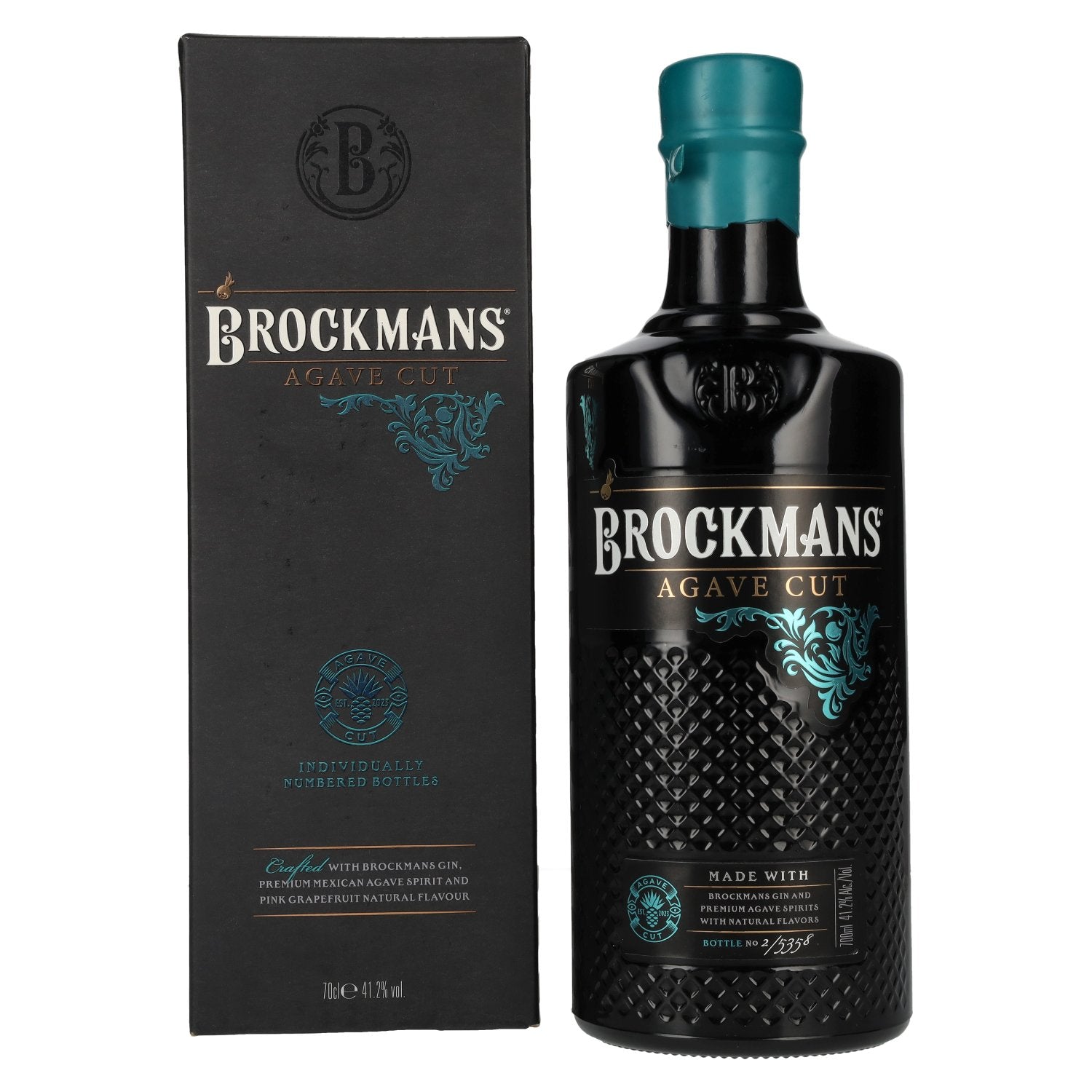 Buy Brockmans AGAVE CUT GIN 41,2% Vol. 0,7l in Giftbox – – Mydrinx.shop