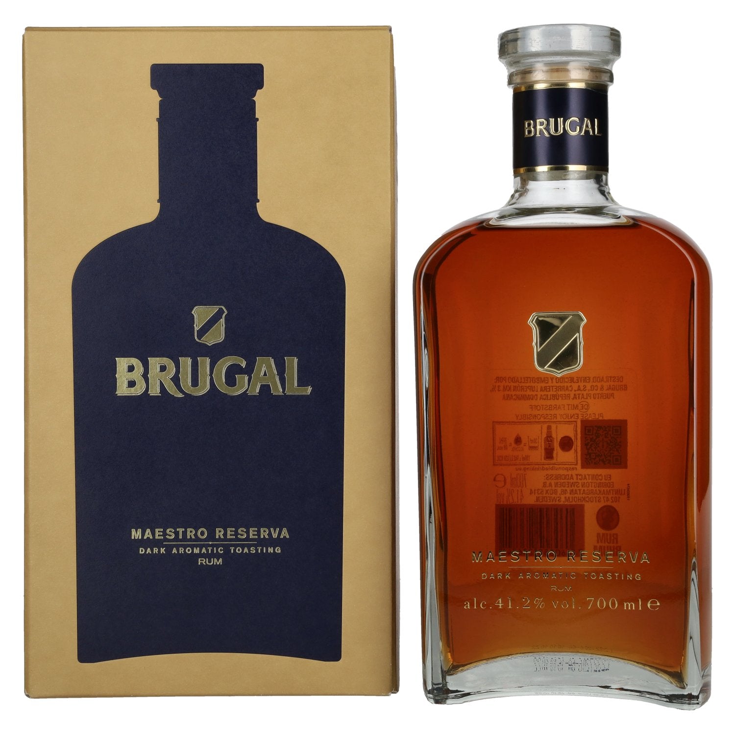 Brugal Maestro Reserva Rum 41,2% Vol. 0,7l in Giftbox