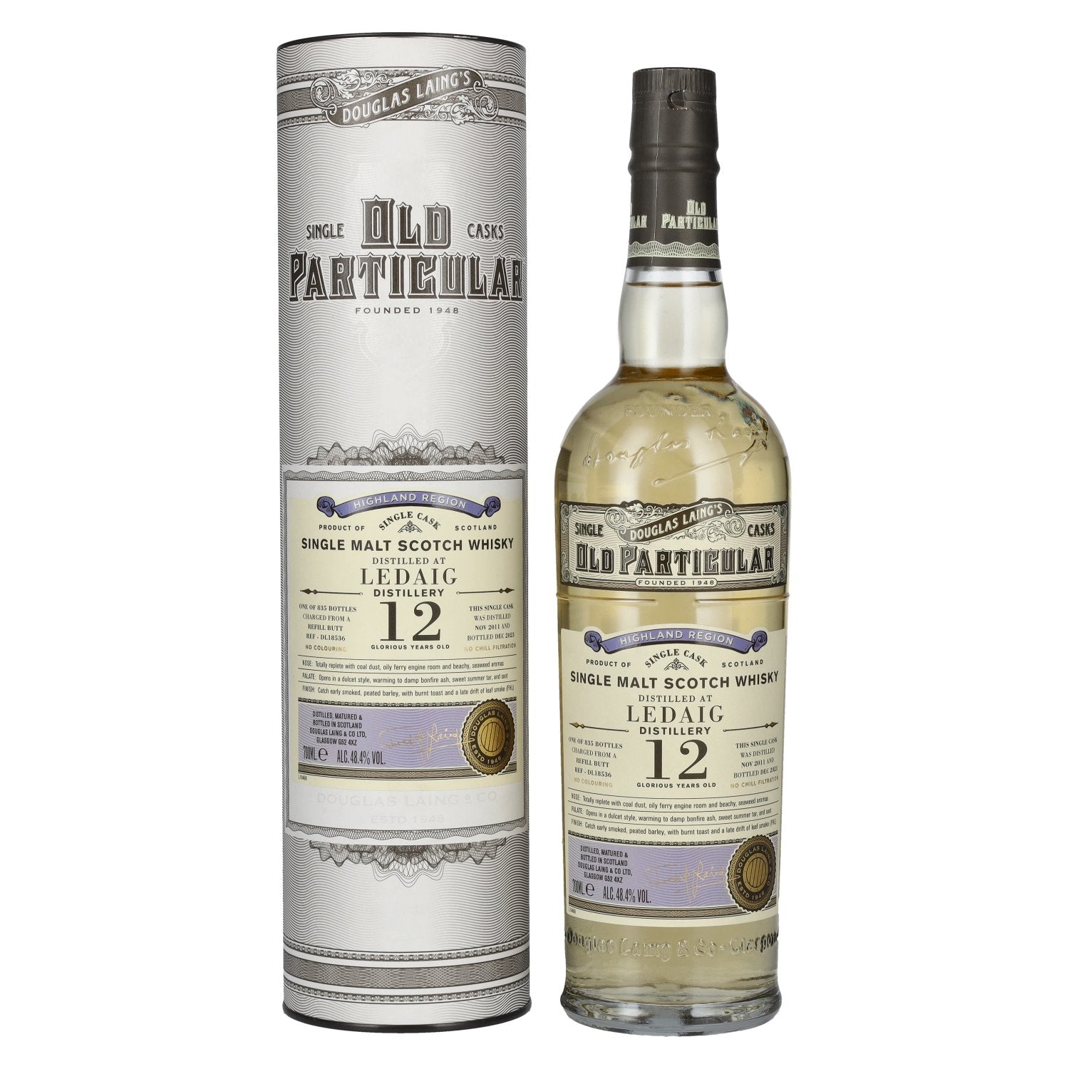 Douglas Laing OLD PARTICULAR Ledaig 12 Years Old Single Malt Whisky 2011 48,4% Vol. 0,7l in Giftbox
