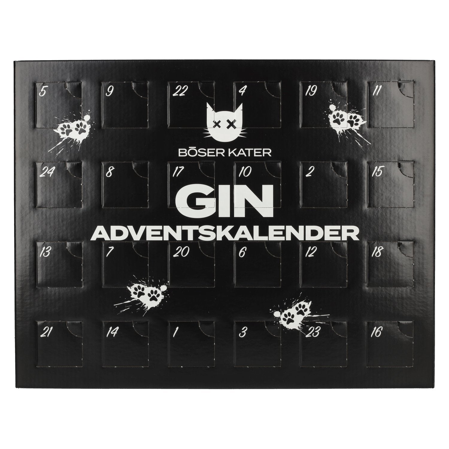 BOESER KATER Gin Adventskalender 36,9% Vol. 24x0,025l