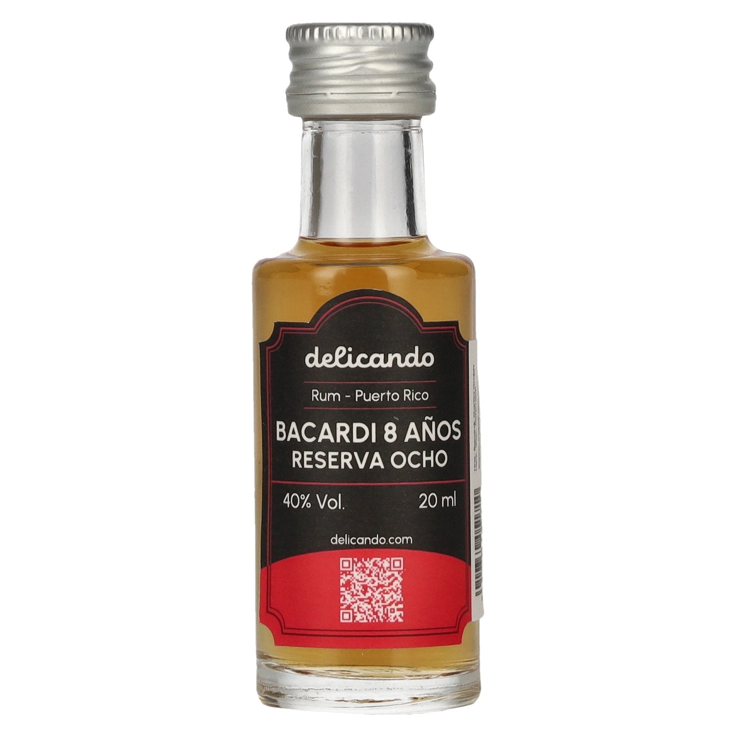 Bacardi 8 Anos RESERVA OCHO Rare Gold Rum 40% Vol. 0,02l