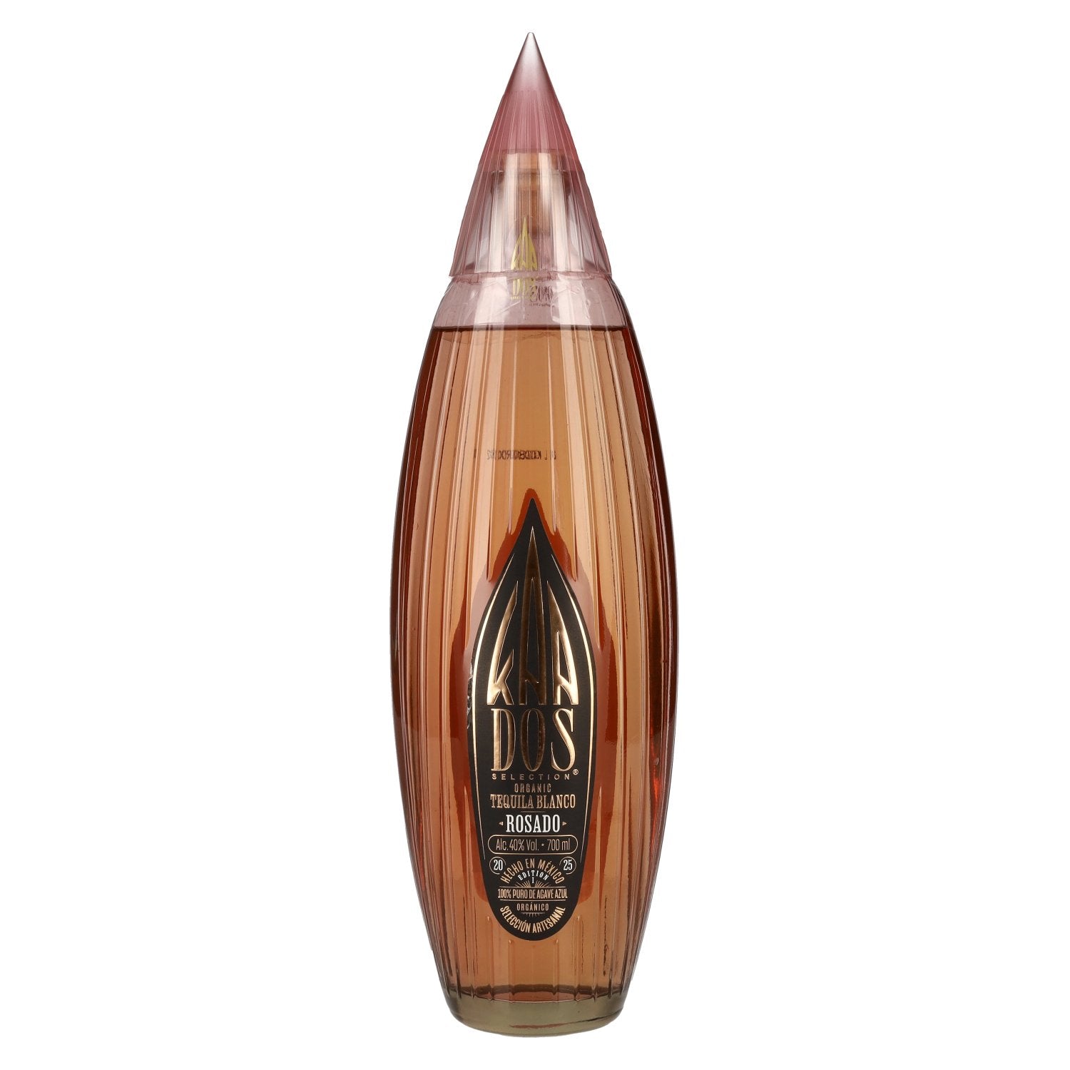 Kaa Dos Selection Organic Tequila BLANCO ROSADO 100% Puro de Agave Azul 40% Vol. 0,7l