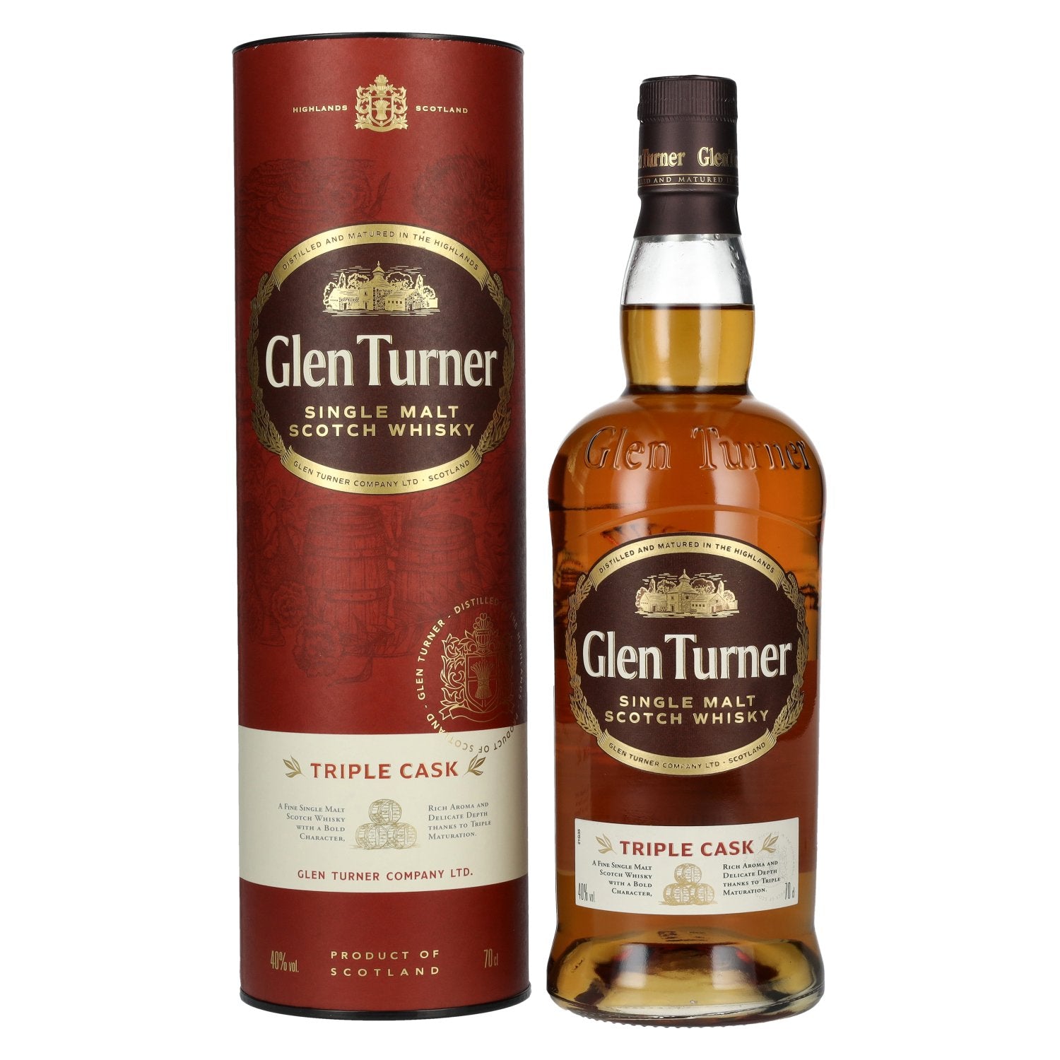 Buy Glen Turner TRIPLE CASK Single Malt Scotch Whisky 40% Vol. 0