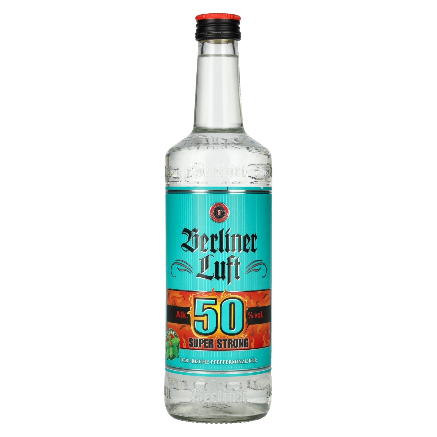 Berliner Luft SUPER STRONG Pfefferminzlikoer 50% Vol. 0,7l