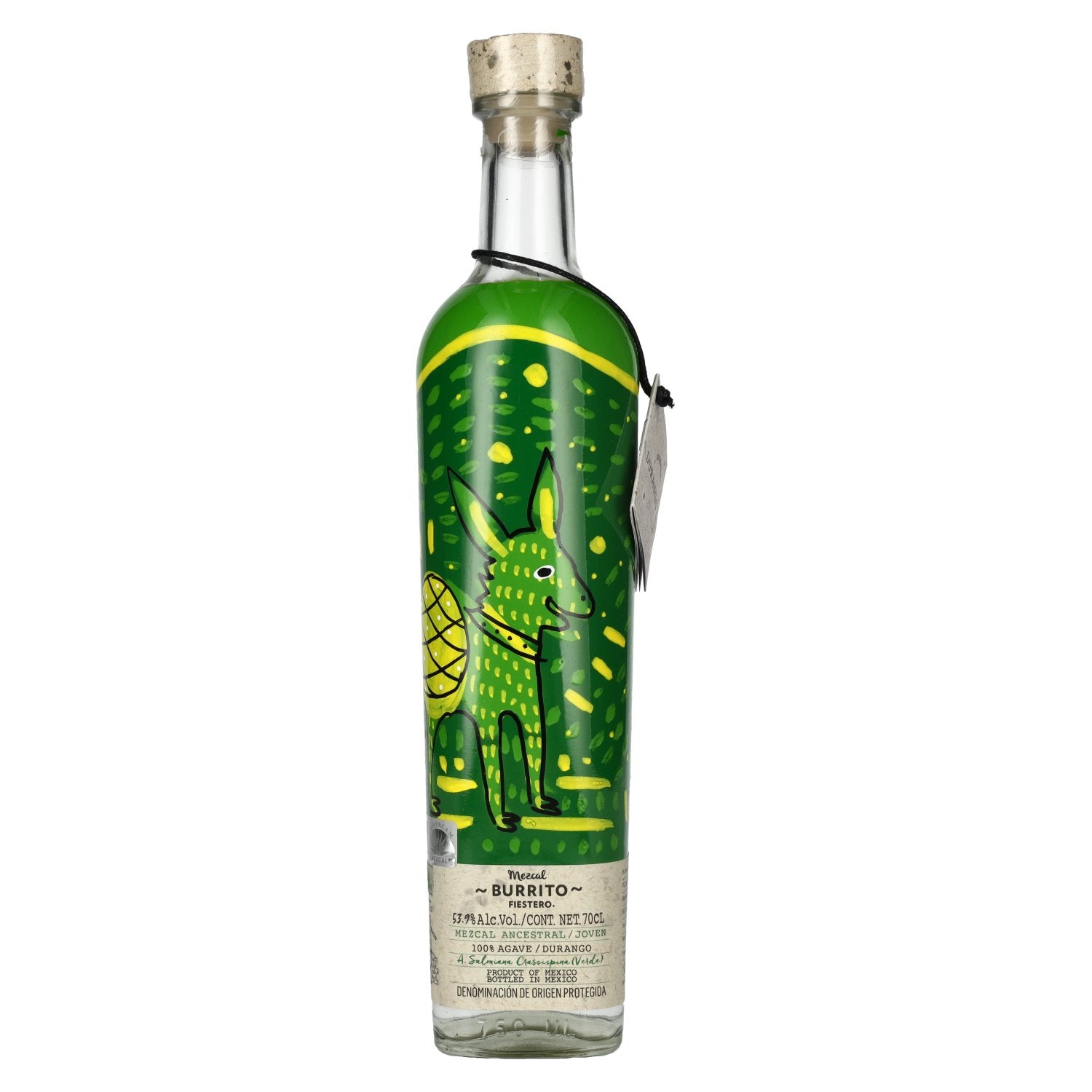 Burrito Fiestero Mezcal Verde DOP 53,9% Vol. 0,7l