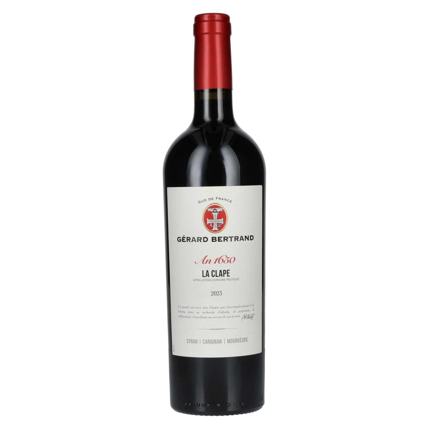 Gerard Bertrand LA CLAPE An1650 2023 14% Vol. 0,75l