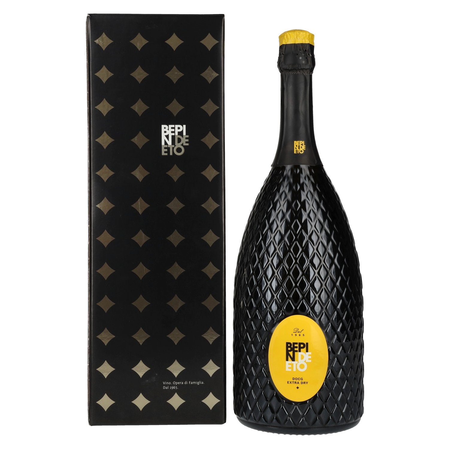 Bepin De Eto Prosecco Superiore Extra Dry Millesimato DOCG 2024 11,5% Vol. 1,5l in Giftbox