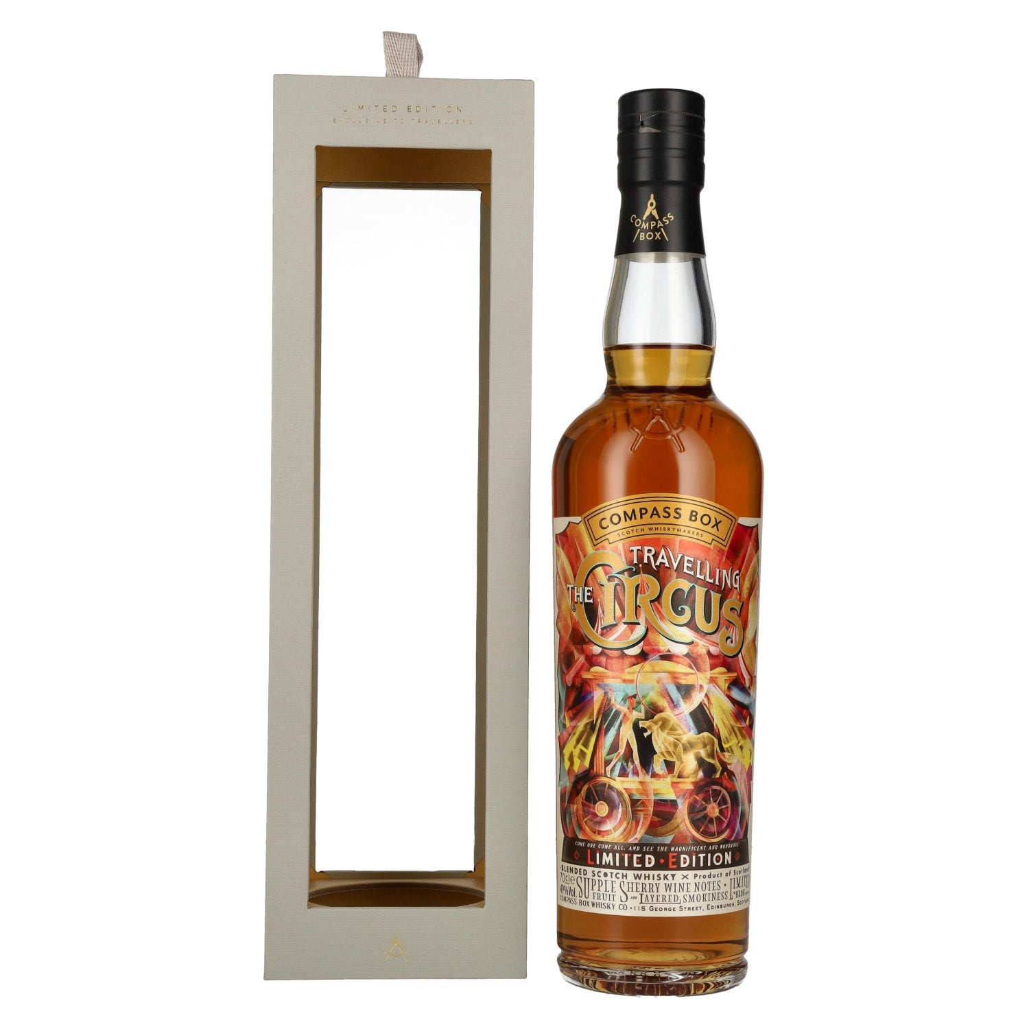 Compass Box TRAVELLING CIRCUS Blended Malt Limited Edition 49% Vol. 0,7l in Giftbox