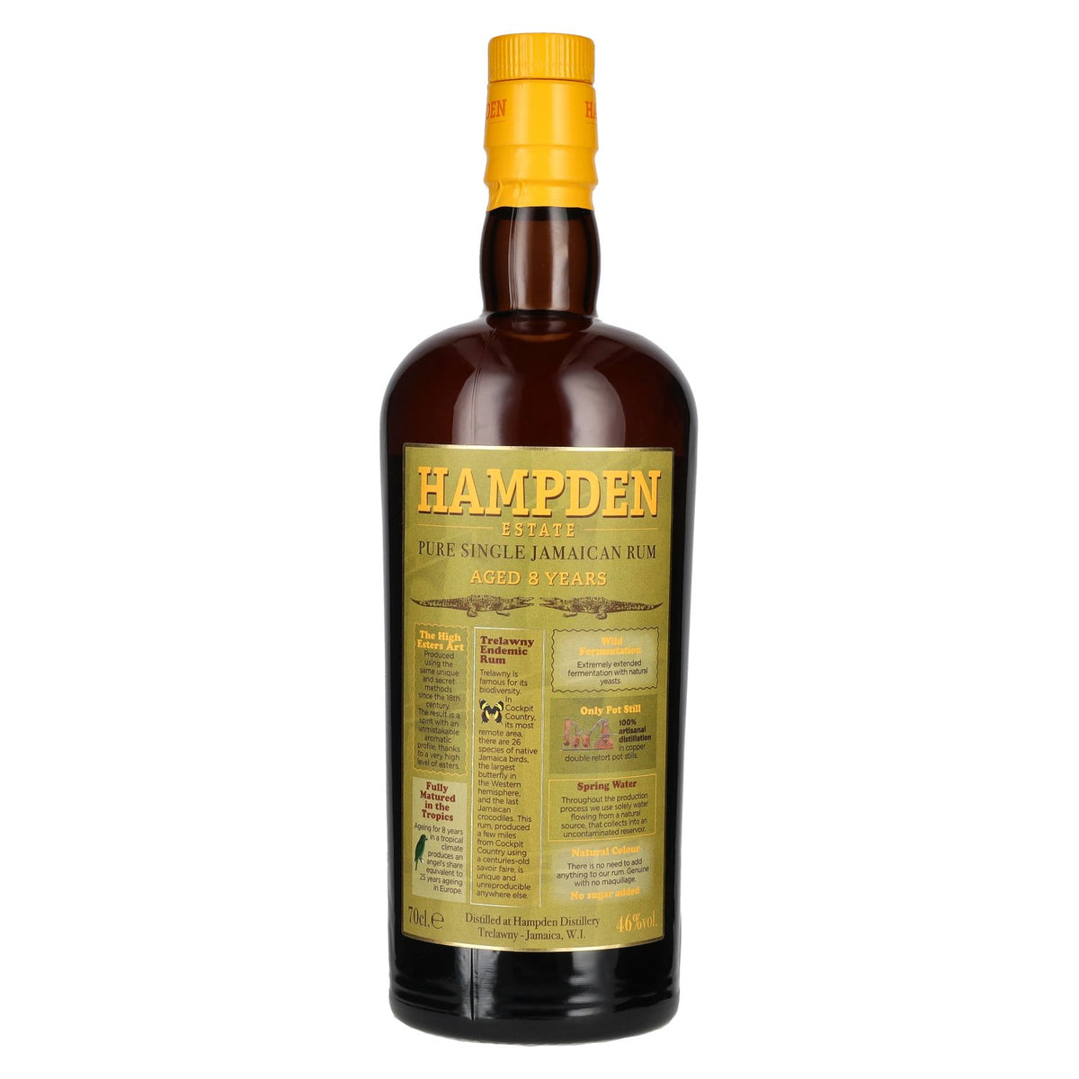 Hampden Estate 8 Years Old Pure Single Jamaican Rum 46% Vol. 0,7l