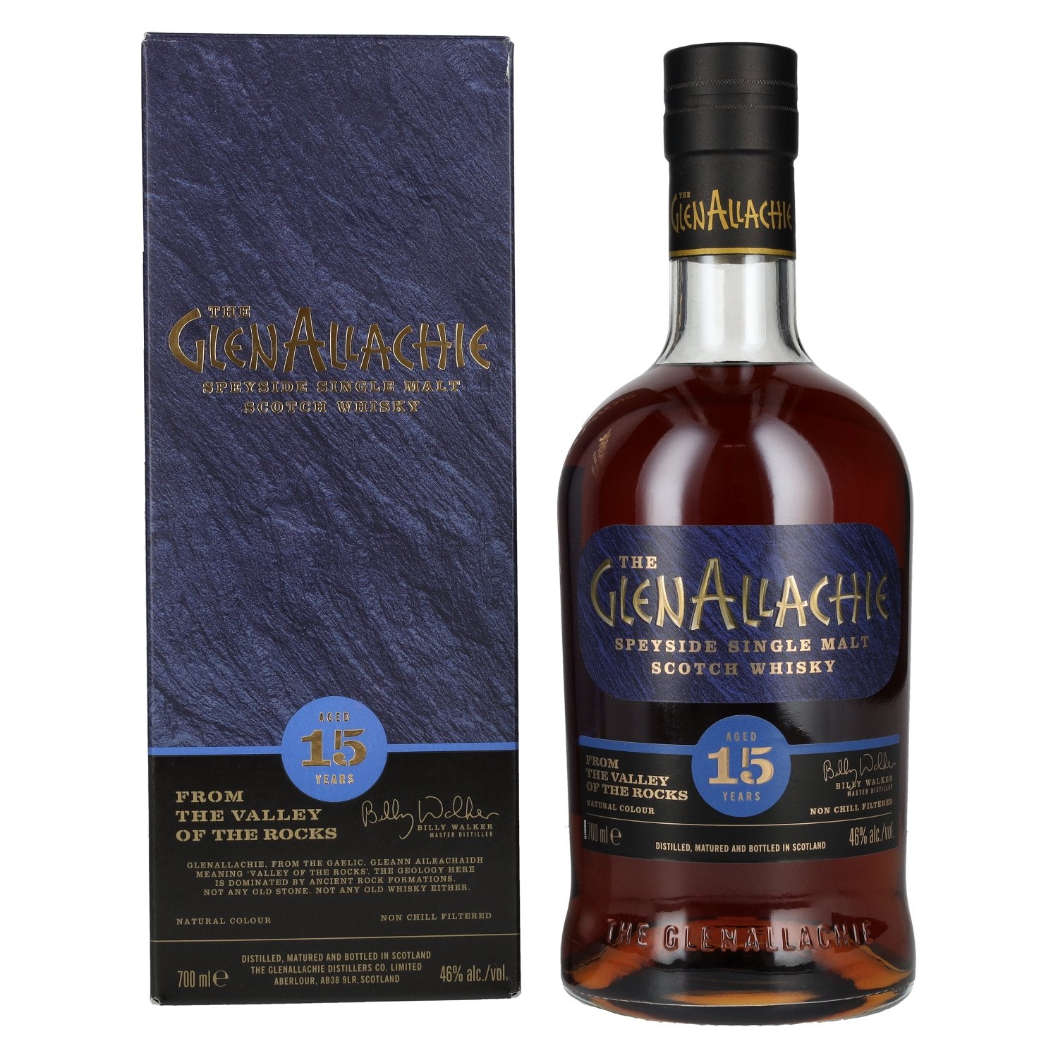 The GlenAllachie 15 Years Old Speyside Single Malt 46% Vol. 0,7l in Giftbox