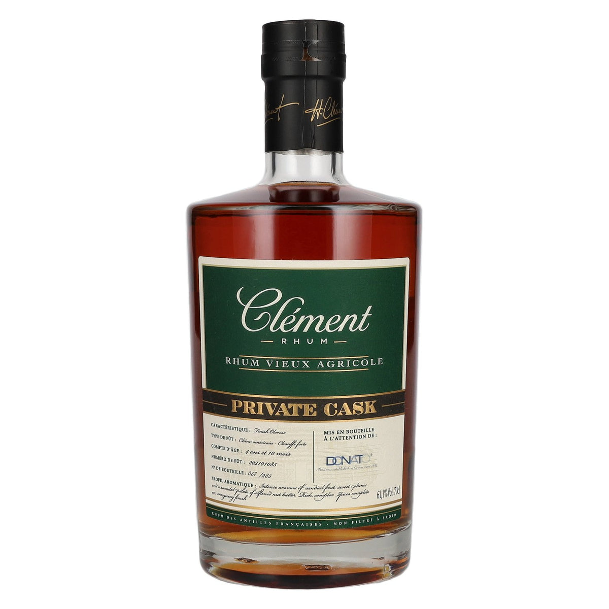 Clement Rhum Vieux Agricole PRIVATE CASK Oloroso 61,1% Vol. 0,7l