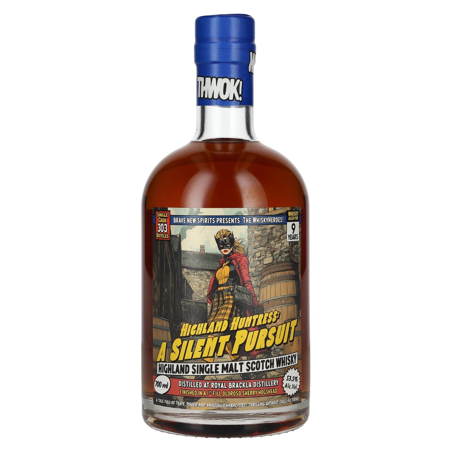 Royal Brackla 9 Years Old A SILENT PURSUIT Highland Single Malt 53,5% Vol. 0,7l