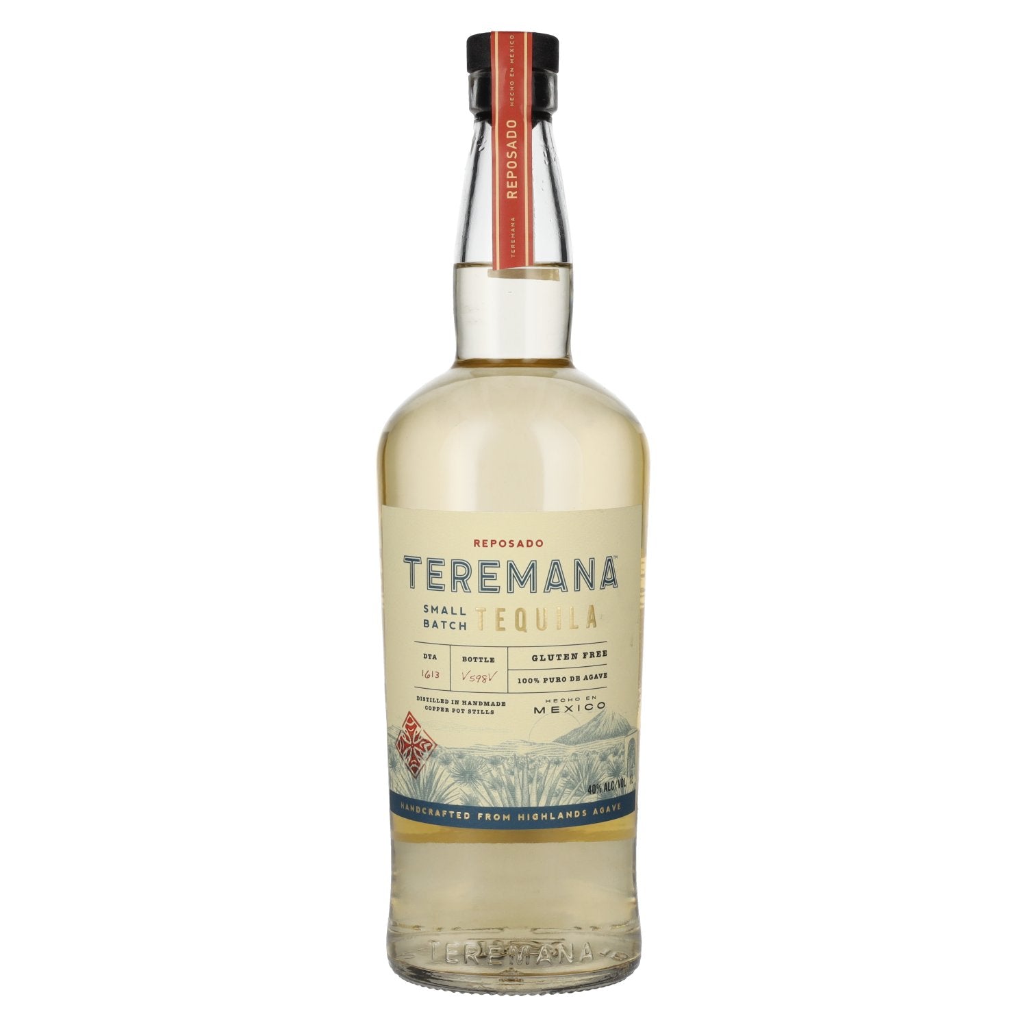 Teremana Tequila Reposado 100% Puro de Agave Small Batch 40% Vol. 1l