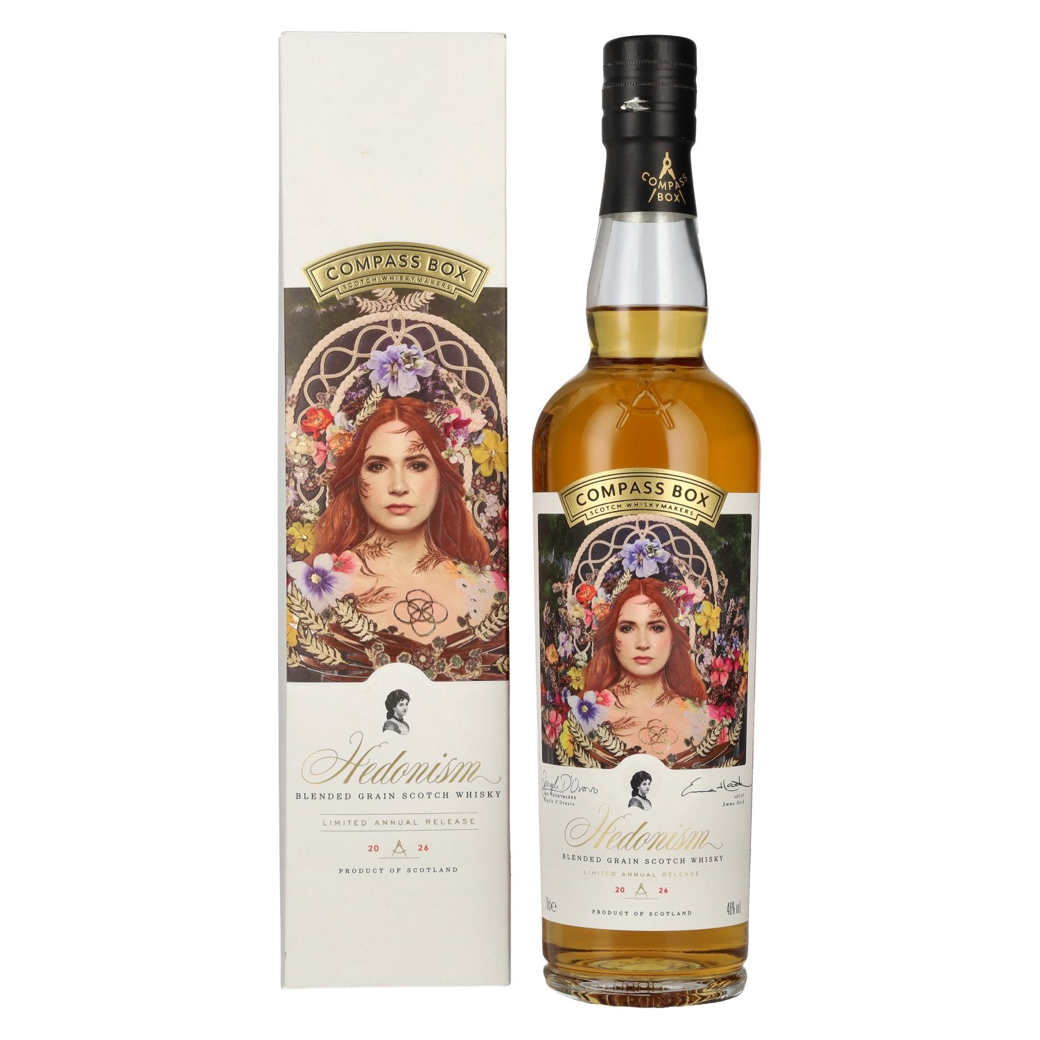 Compass Box HEDONISM Blended Grain Scotch Whisky Limited Annual Release 2026 46% Vol. 0,7l in Giftbox