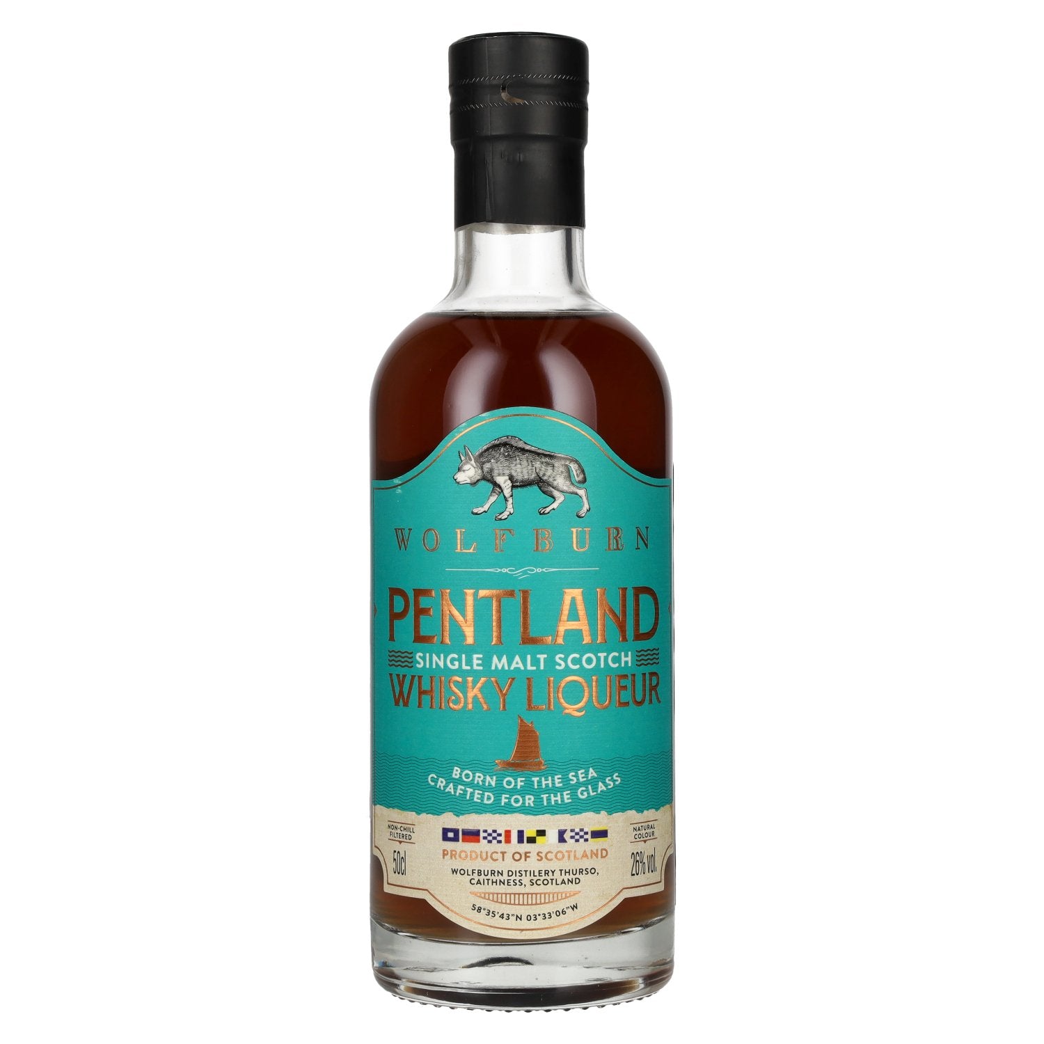Wolfburn PENTLAND Single Malt Scotch Whisky Liqueur 26% Vol. 0,5l