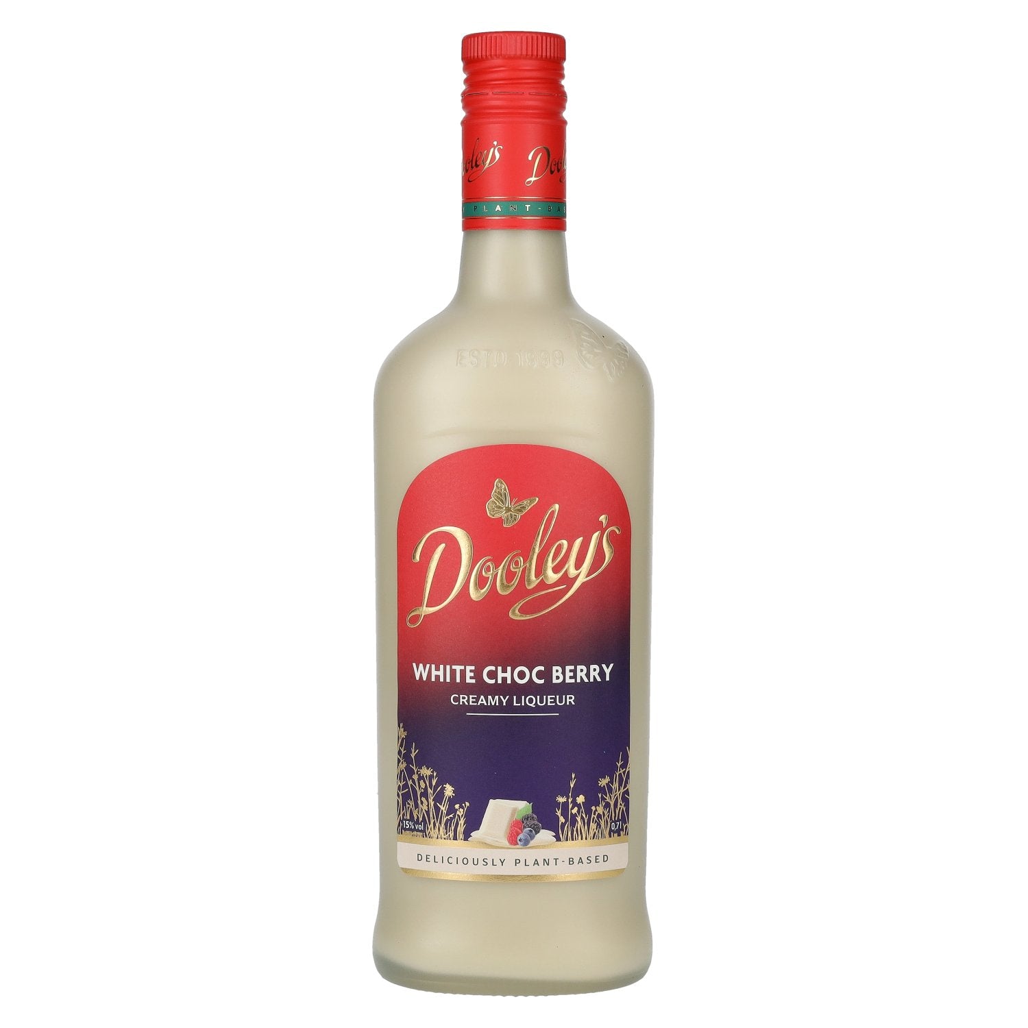 6% Off! Buy Dooley's White Choc Berry Creamy Liqueur 15% Vol. 0,7l