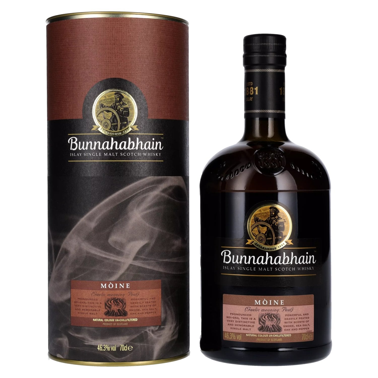 Bunnahabhain MOINE Islay Single Malt Scotch Whisky 46,3% Vol. 0,7l in Giftbox