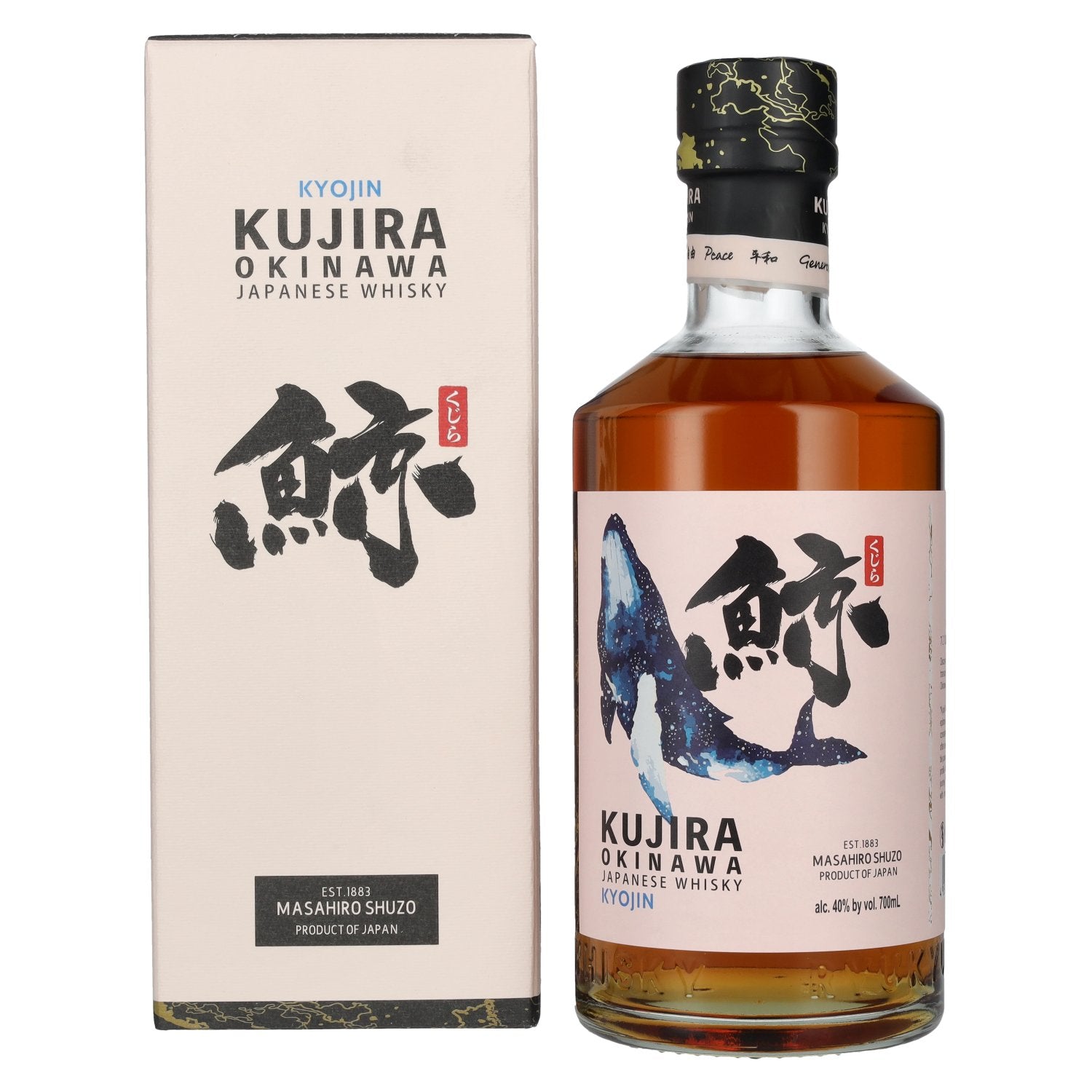 Kyojin Kujira Okinawa MASAHIRO SHUZO Japanese Whisky 40% Vol. 0,7l in Giftbox