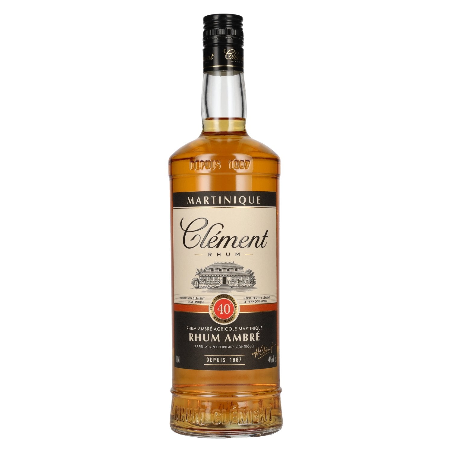 Clement Rhum Agricole Ambre 40% Vol. 1l