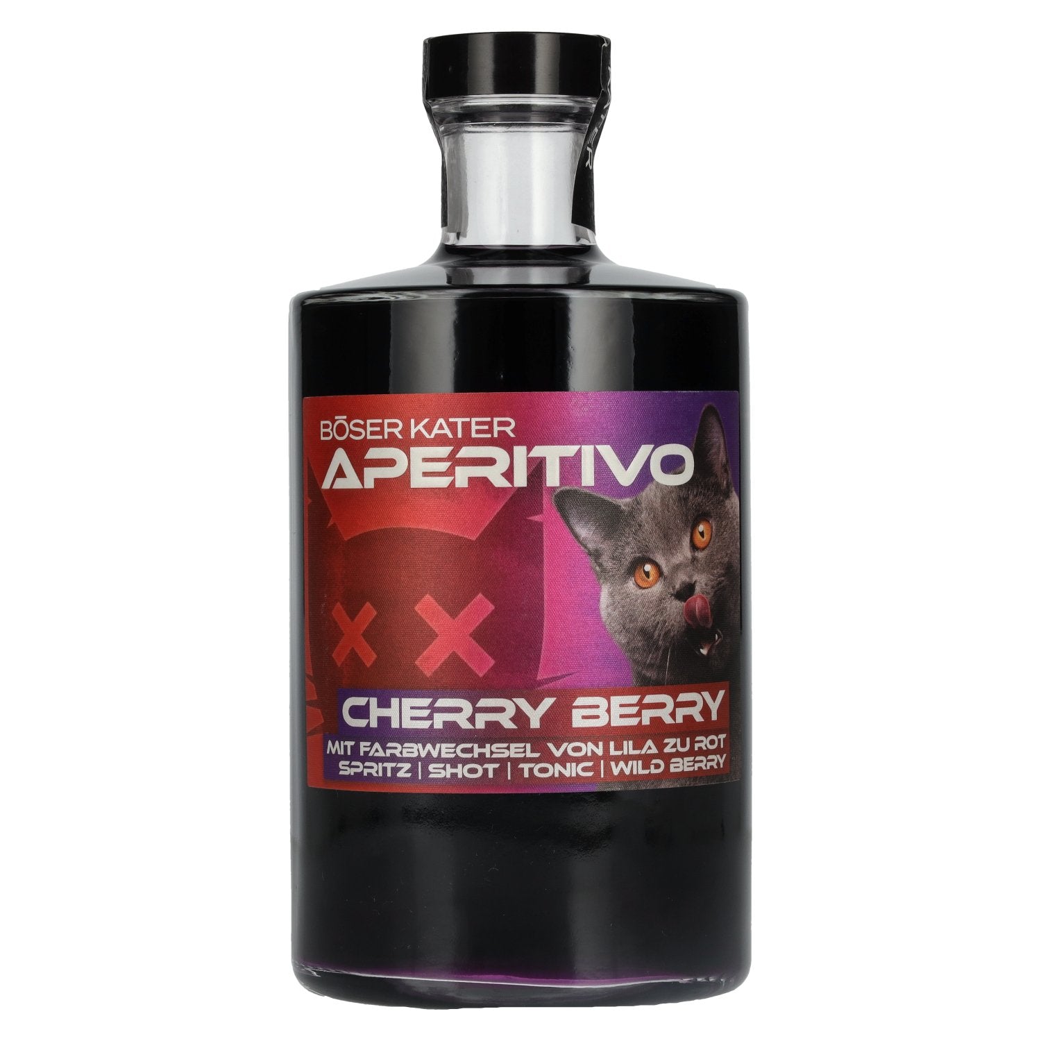 BOESER KATER Aperitivo Cherry Berry Farbwechsel 15% Vol. 0,5l