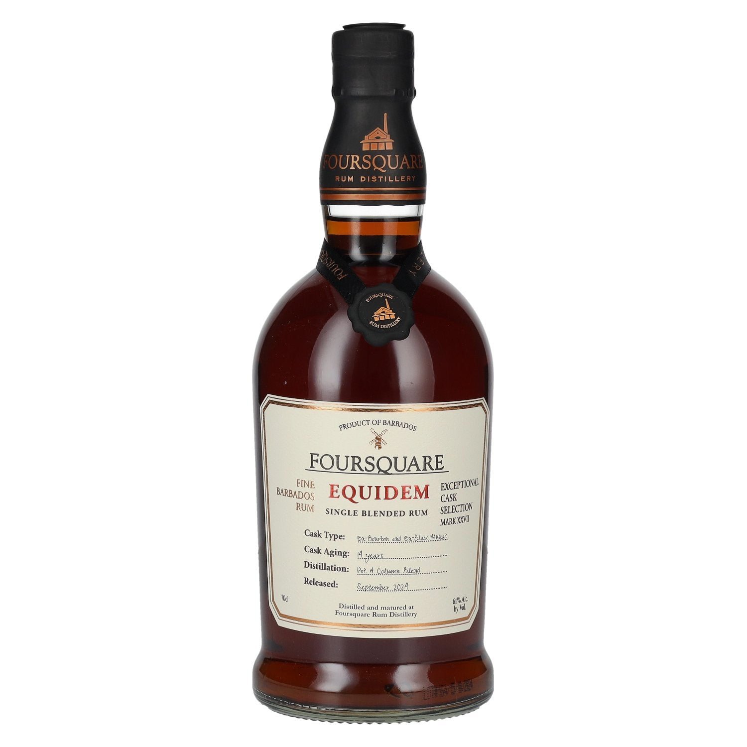 Foursquare 14 Years Old Exceptional Cask EQUIDEM SELECTION MARK XXVII 61% Vol. 0,7l