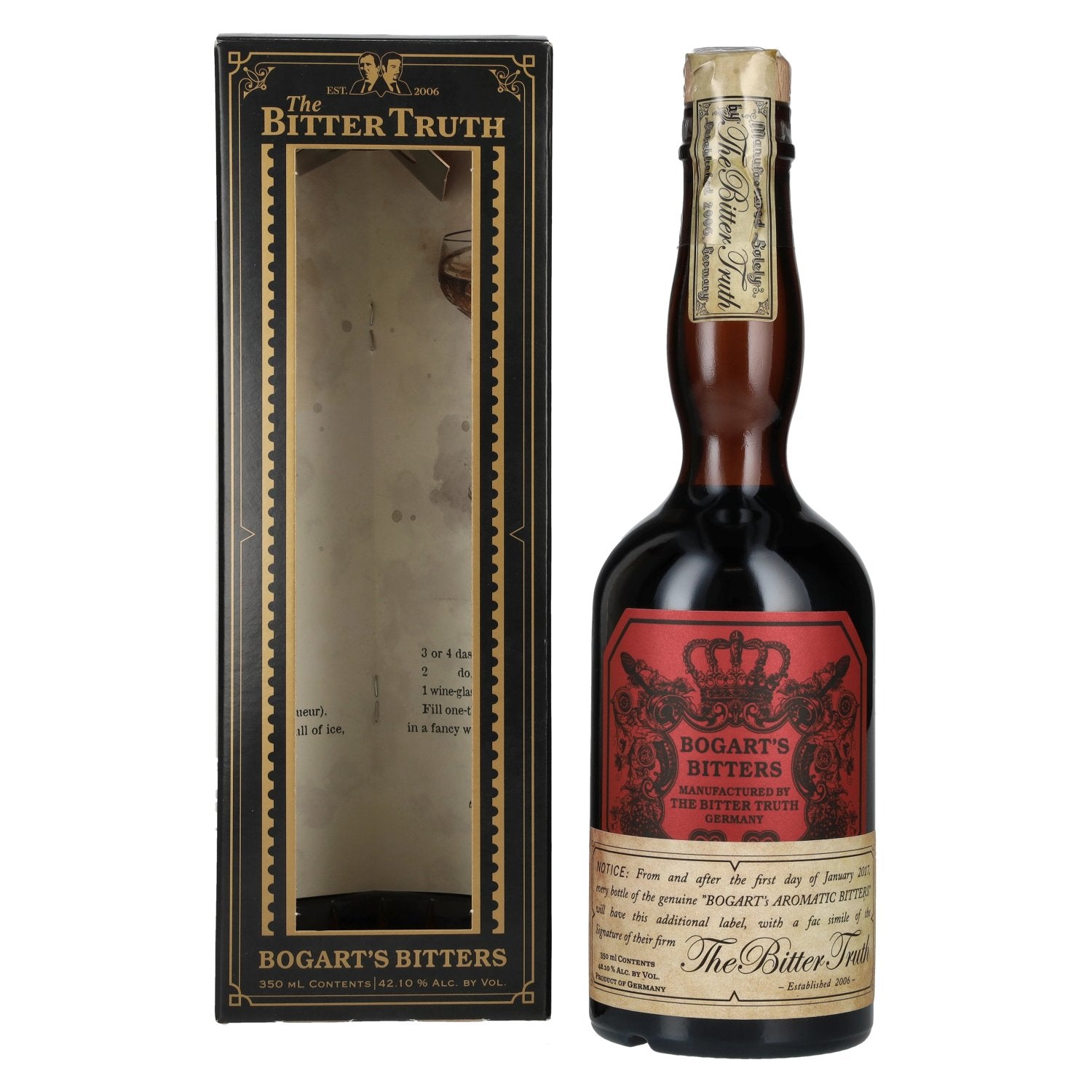 The Bitter Truth Bogart's Bitters 42,1% Vol. 0,35l in Giftbox