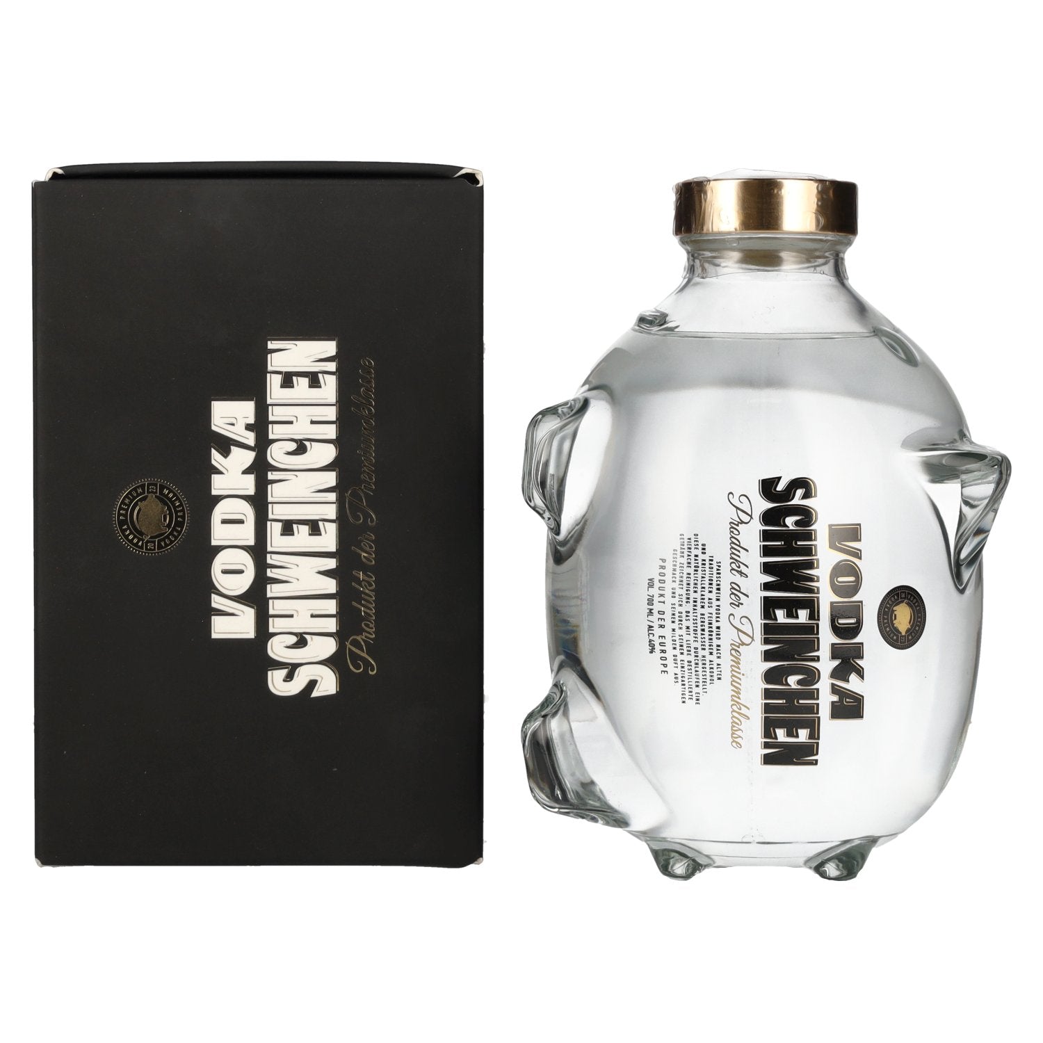 Prasiatko Vodka Schweinchen 40% Vol. 0,7l in Giftbox