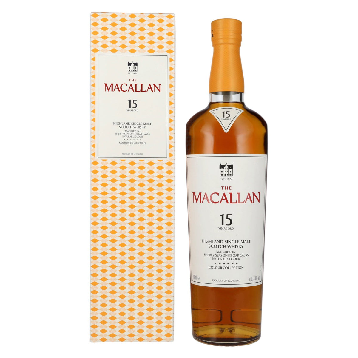 The Macallan 15 Years Old Colour Collection Highland Single Malt Scotch Whisky 43% Vol. 0,7l in Giftbox