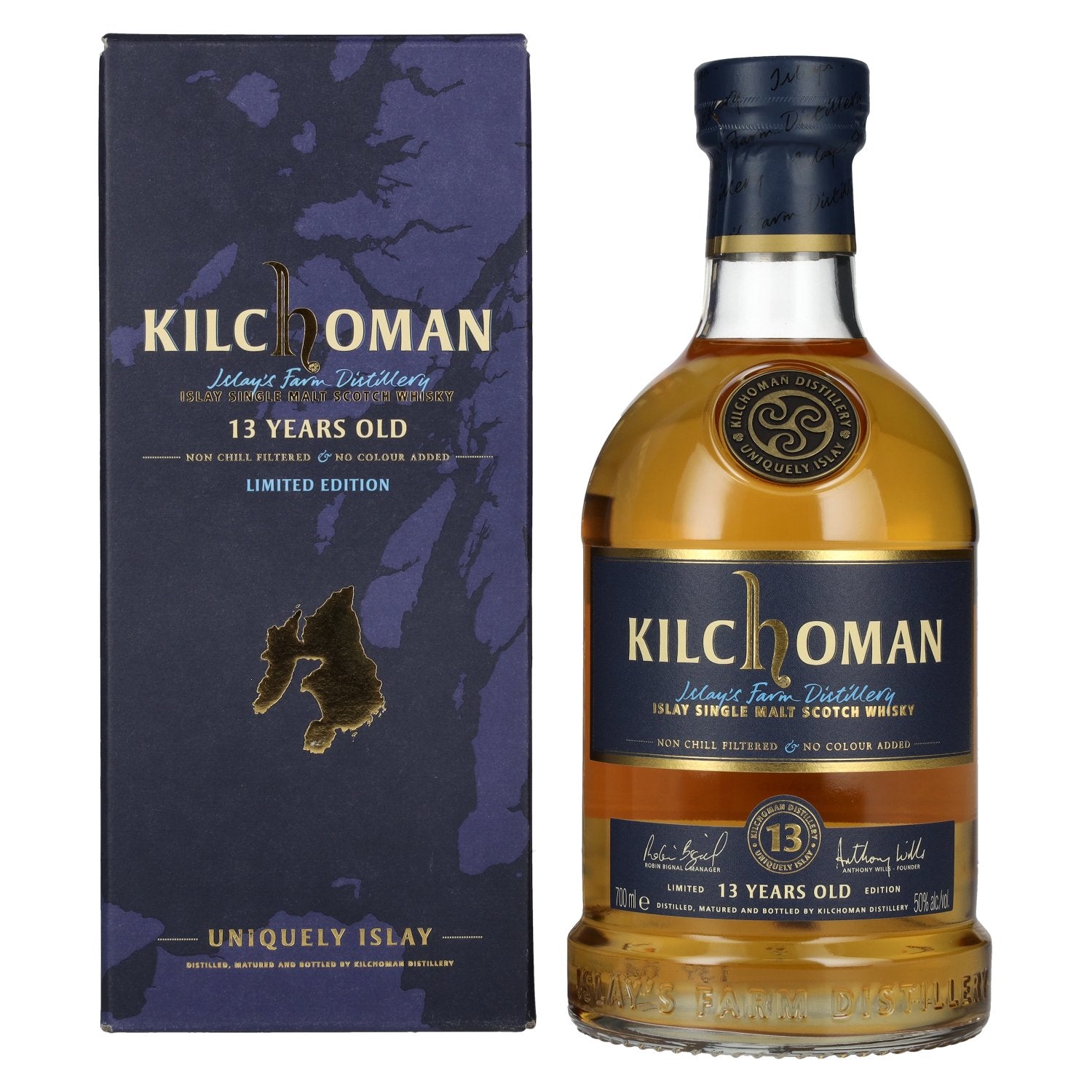Kilchoman 13 Years Old Islay Single Malt Scotch Whisky Limited Edition 50% Vol. 0,7l in Giftbox