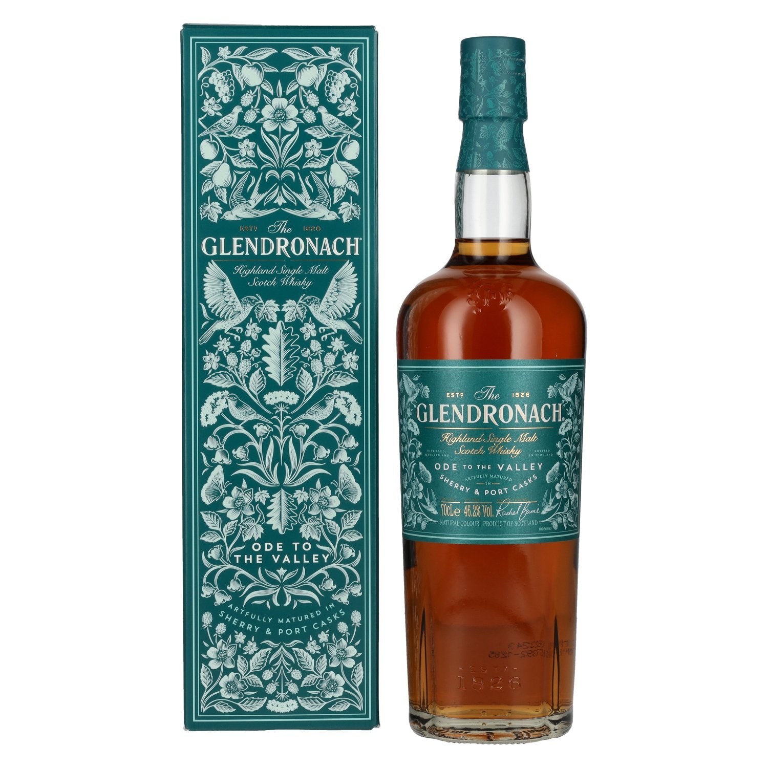The GlenDronach ODE TO THE VALLEY Highland Single Malt 46,2% Vol. 0,7l in Giftbox