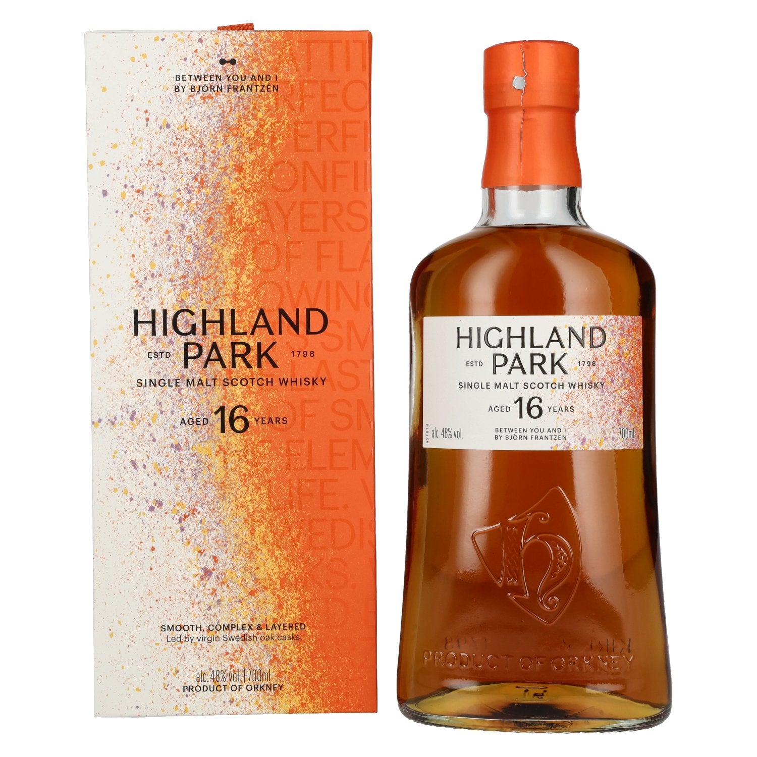 Highland Park 16 Years Old BETWEEN YOU AND I by Bjoern Frantzen Single Malt Scotch Whisky 48% Vol. 0,7l in Giftbox