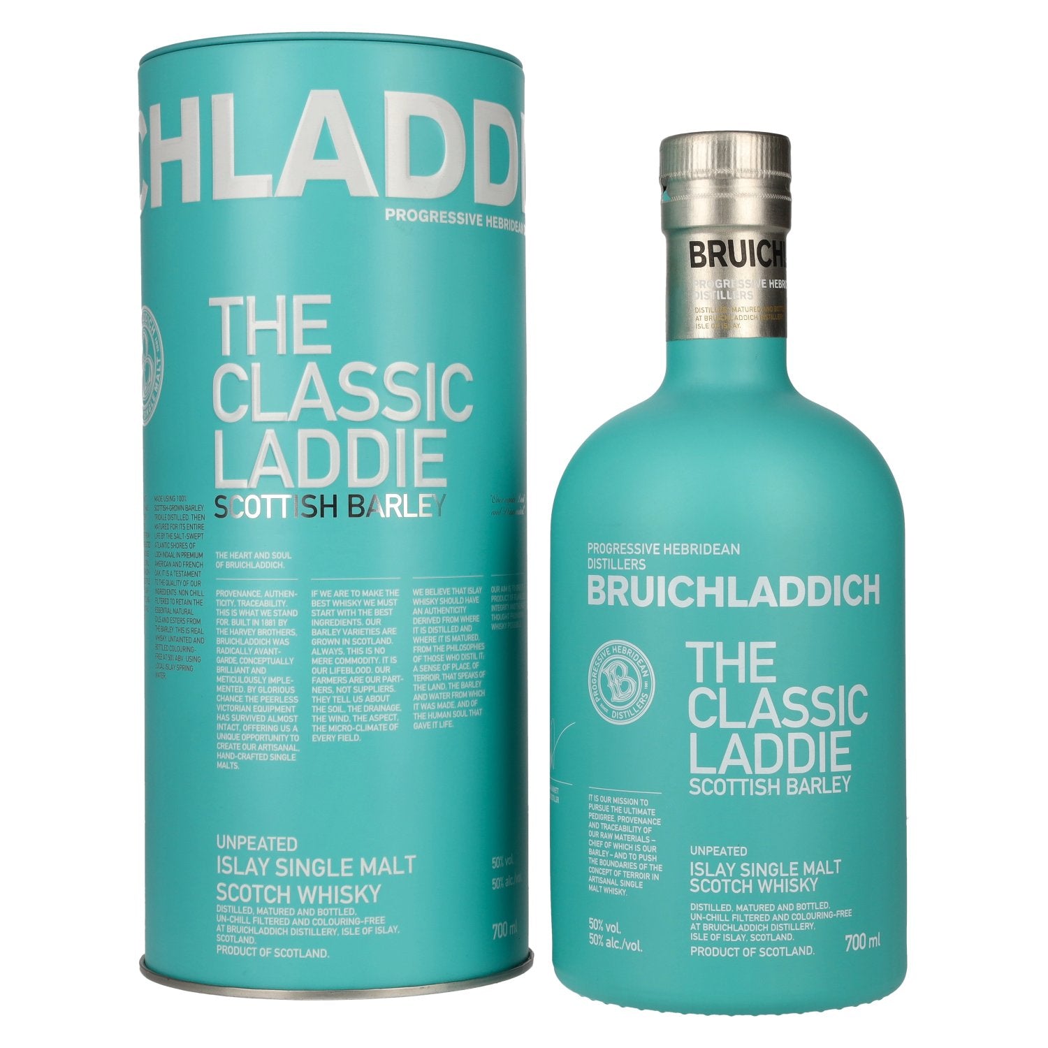 Bruichladdich THE CLASSIC LADDIE Scottish Barley Unpeated Islay Single Malt 50% Vol. 0,7l in Tinbox