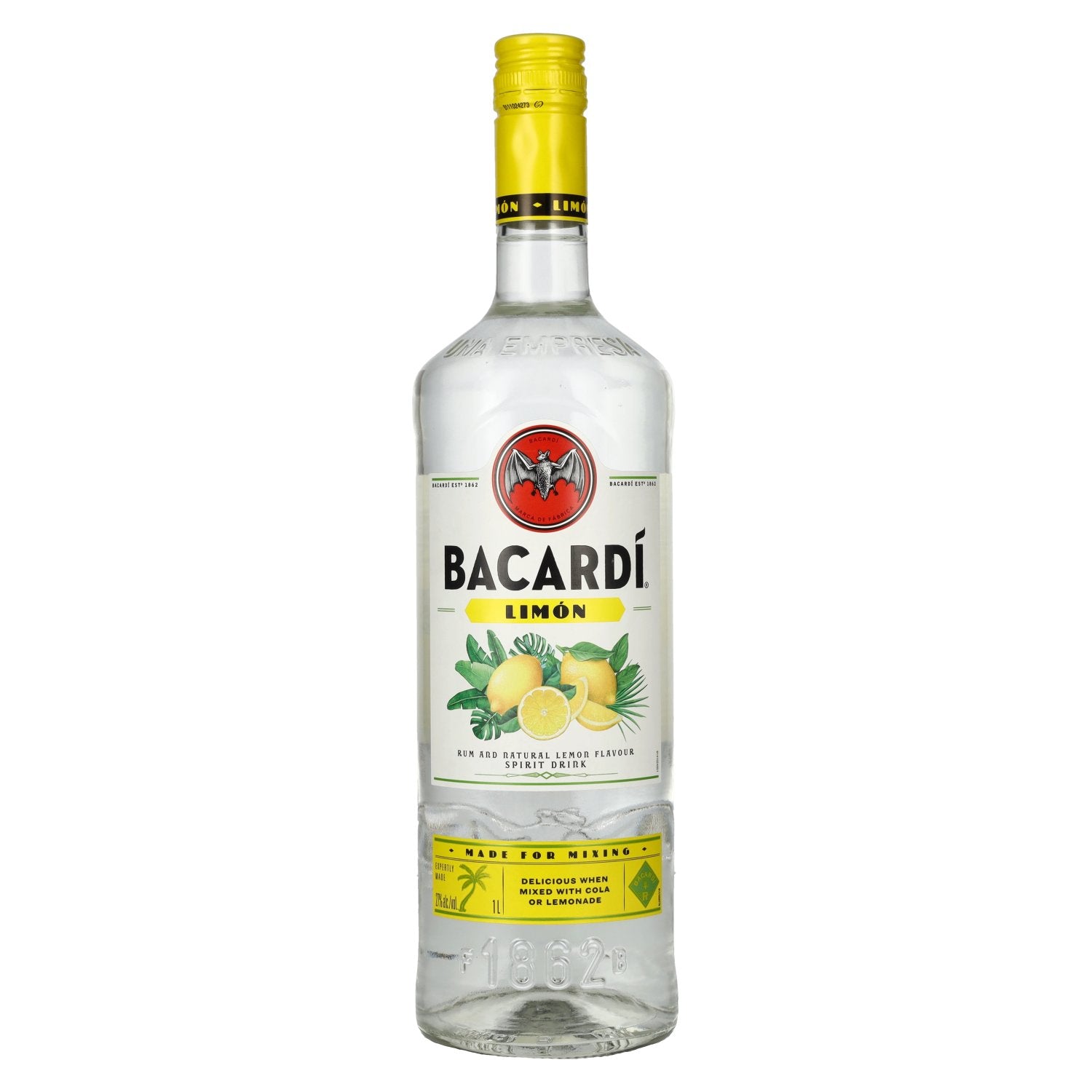 Bacardi LIMON Rum With Natural Flavors 27% Vol. 1l