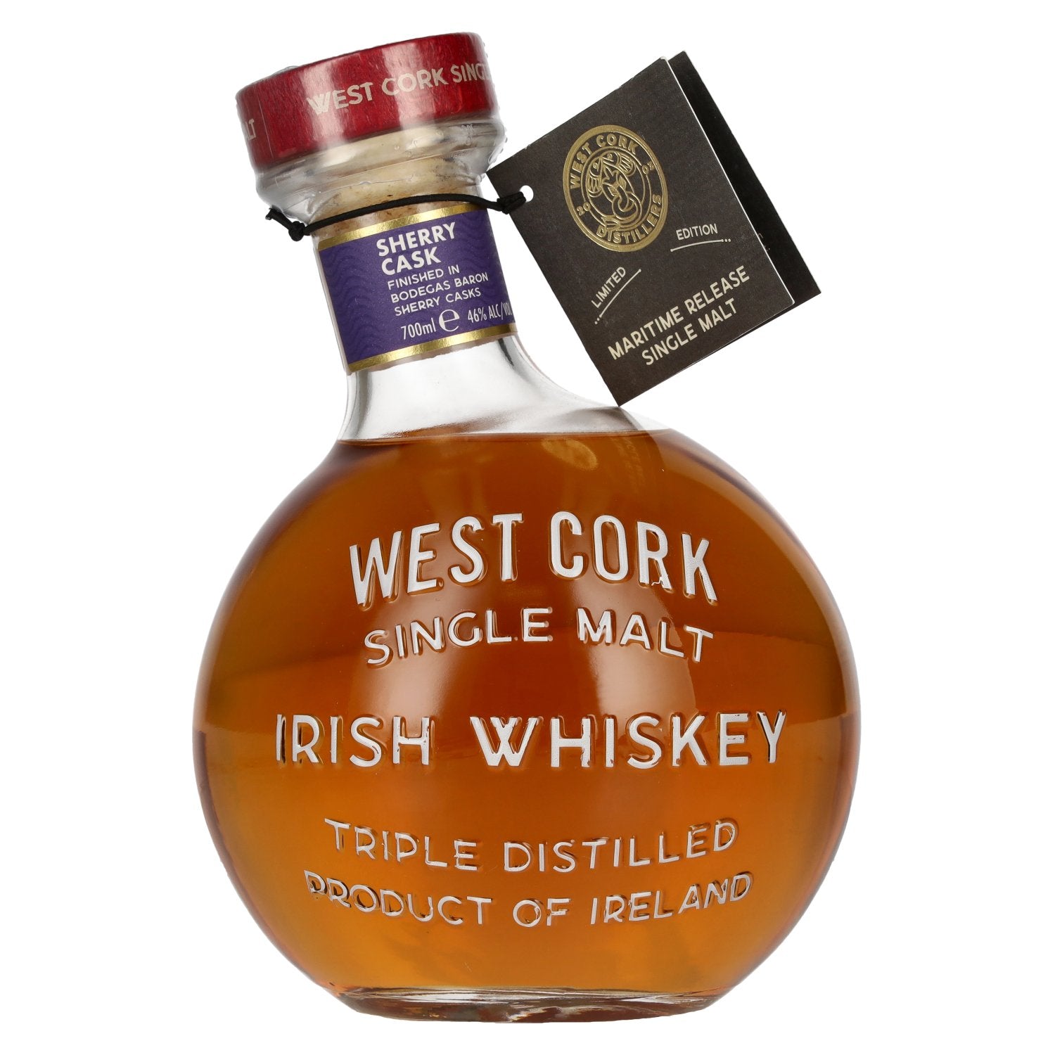 West Cork MARITIME Single Malt Irish Whiskey SHERRY CASK FINISHED Limited Edition 46% Vol. 0,7l