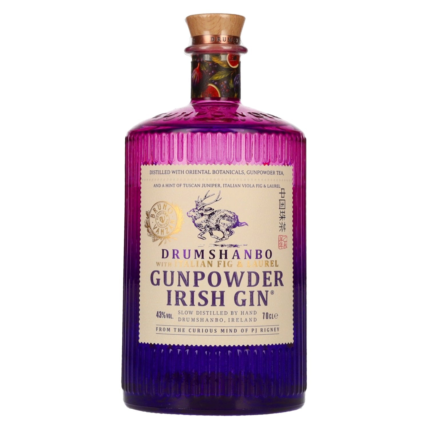Drumshanbo Gunpowder Irish Gin with Italian Fig & Laurel 43% Vol. 0,7l