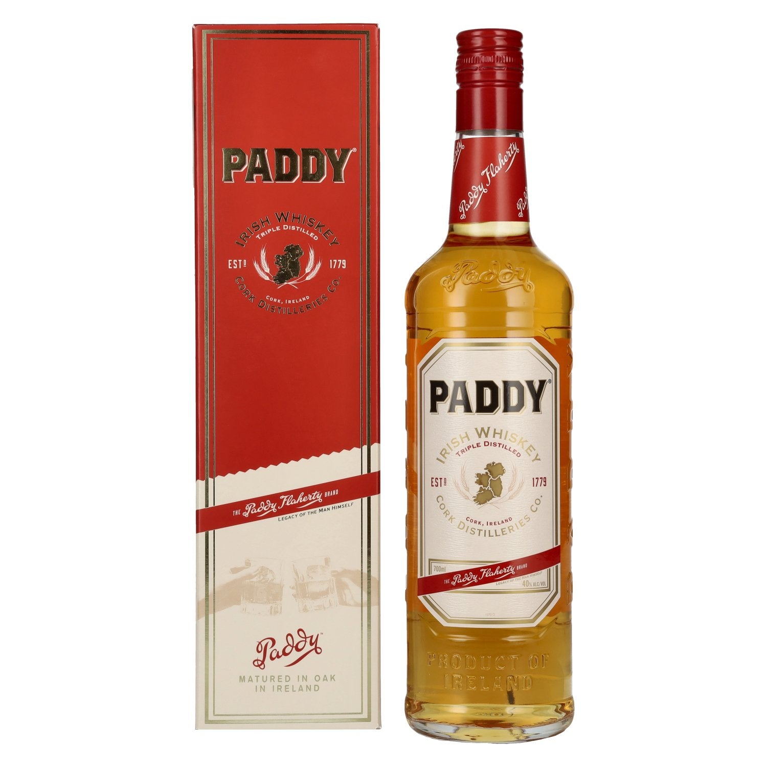 Paddy Irish Whiskey 40% Vol. 0,7l in Giftbox