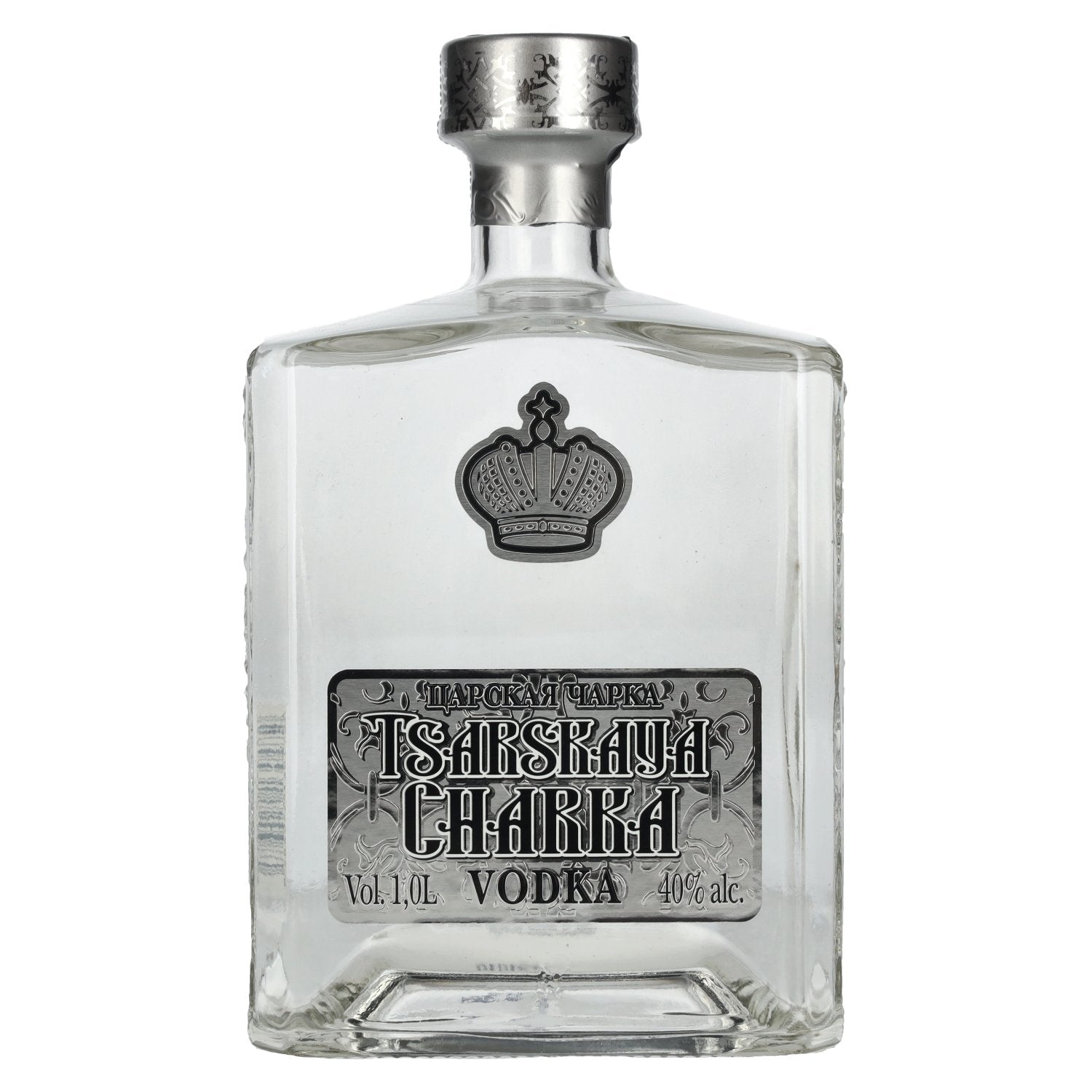 Tsarskaya Charka SILVER Vodka 40% Vol. 1l