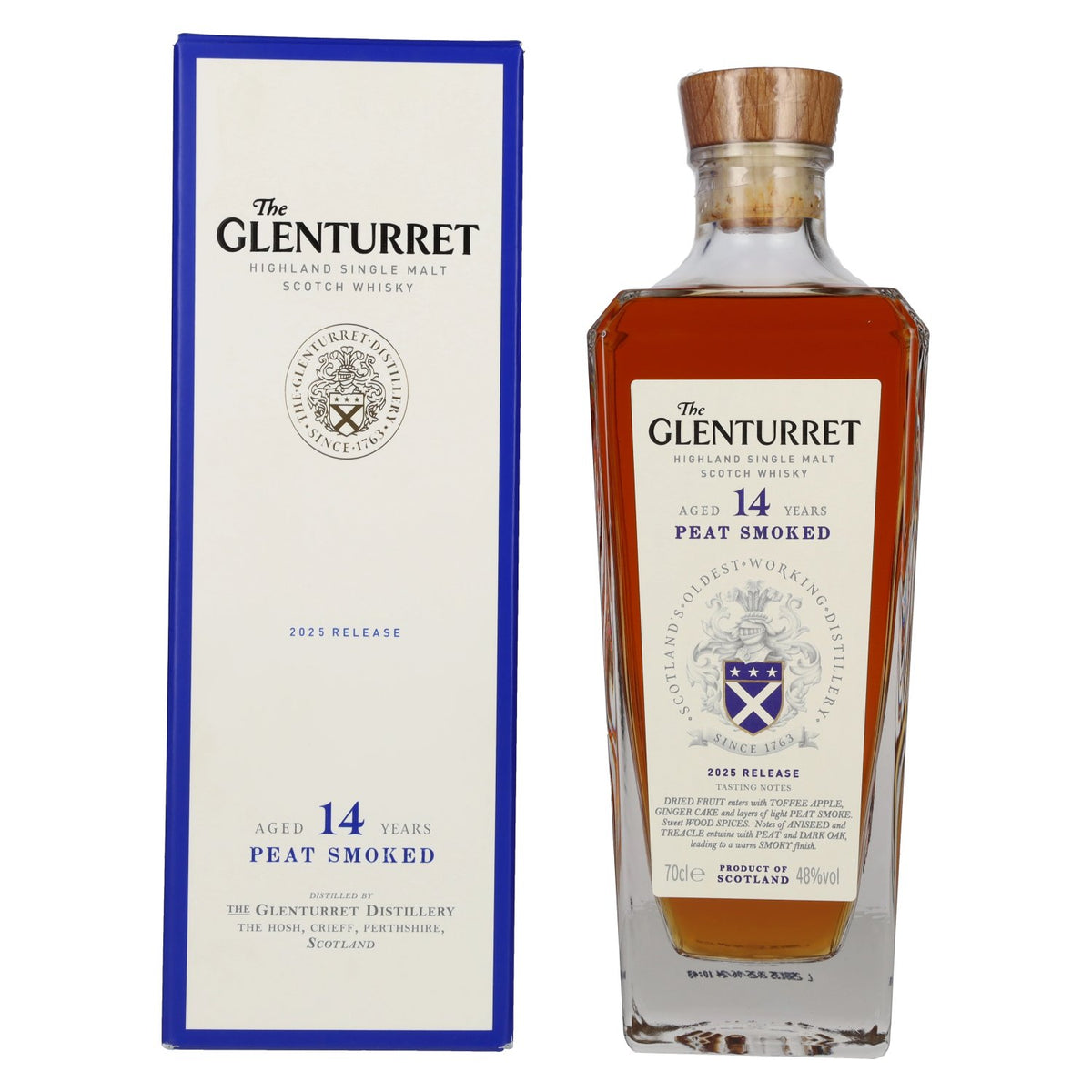 The Glenturret 14 Years Old PEAT Smoked Release 2025 48% Vol. 0,7l in Giftbox