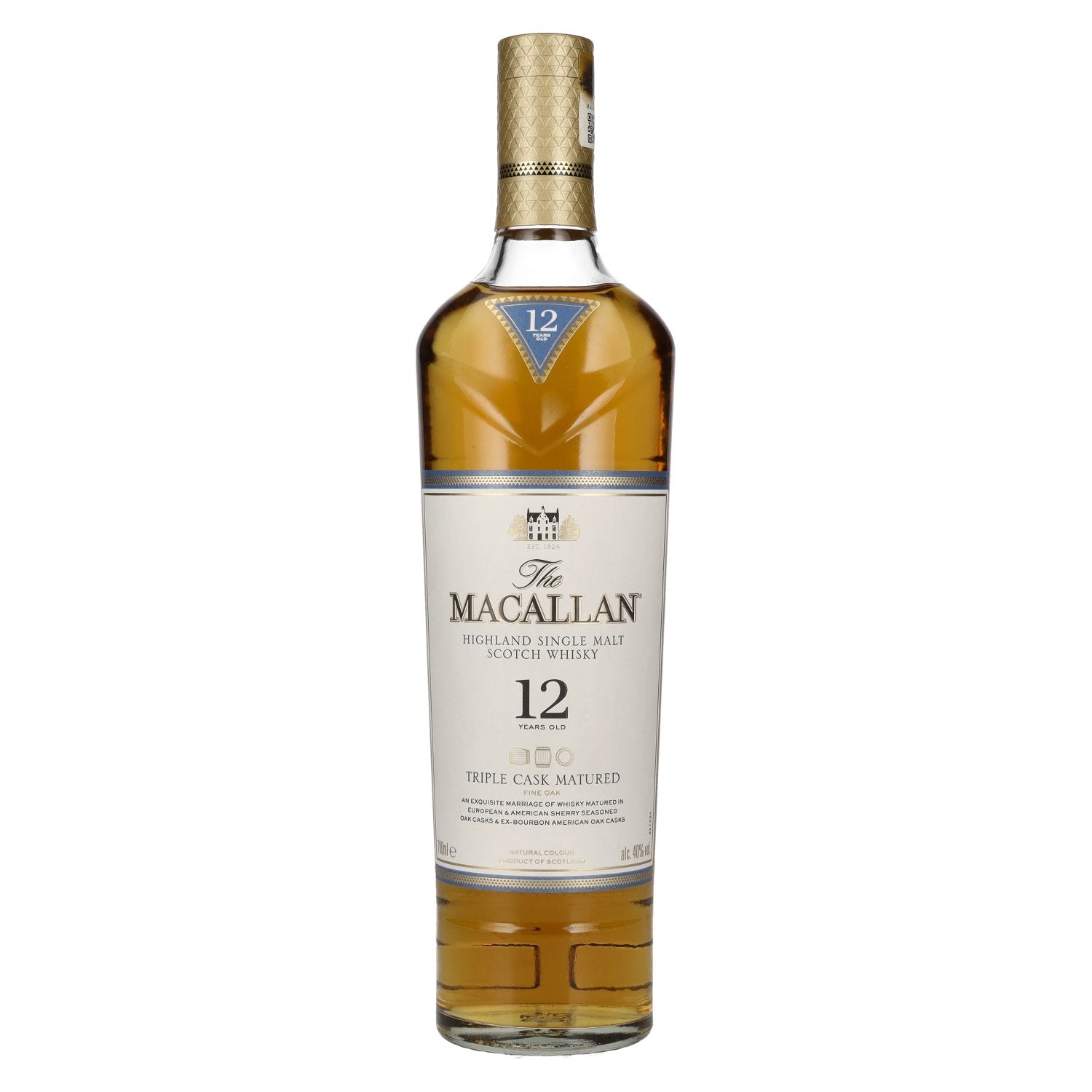 The Macallan 12 Years Old TRIPLE CASK MATURED 40% Vol. 0,7l
