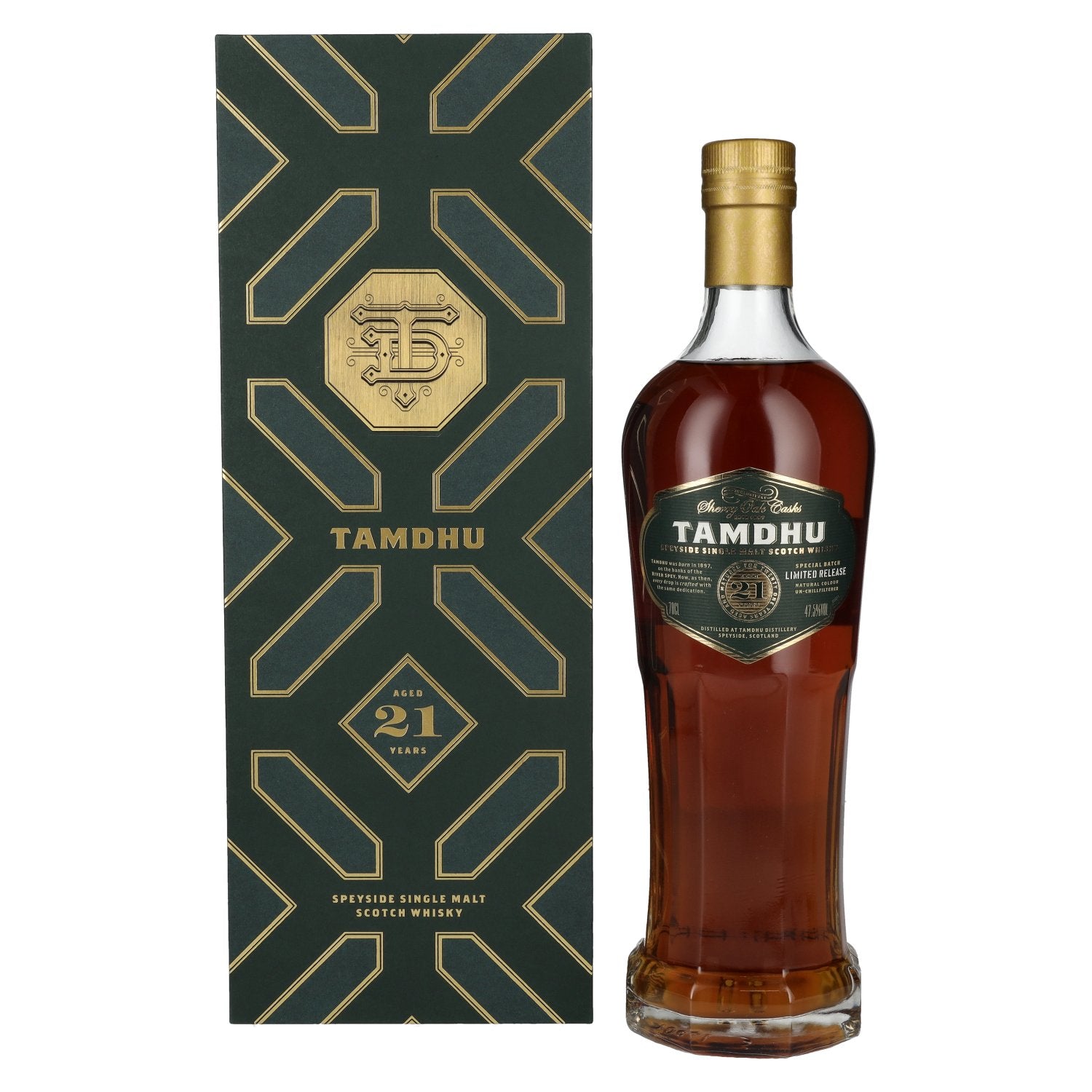 Tamdhu 21 Years Old Speyside Single Malt Limited Release 47,5% Vol. 0,7l in Giftbox