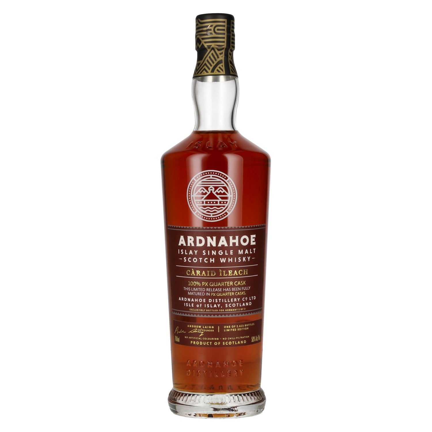 Ardnahoe CARAID ILEACH 100% PX Quarter Cask Islay Single Malt Whisky Limited Edition 50% Vol. 0,7l