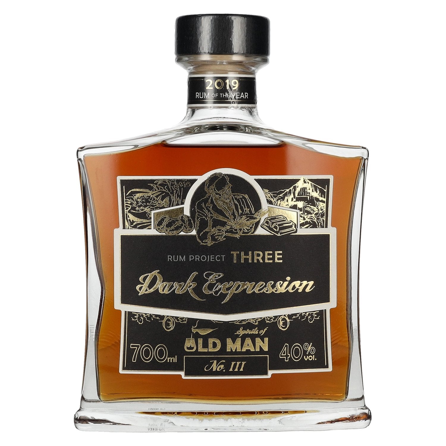 Old Man Rum Project THREE Dark Expression 40% Vol. 0,7l