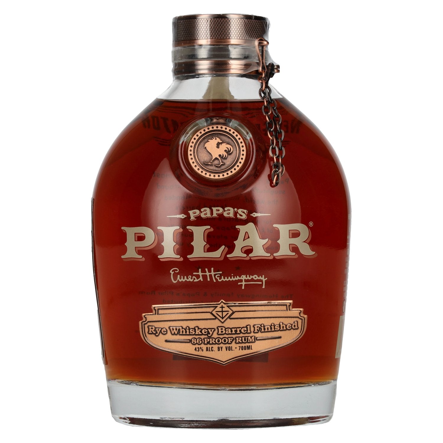 Papa's Pilar RYE WHISKEY BARREL 86 Proof Rum 43% Vol. 0,7l