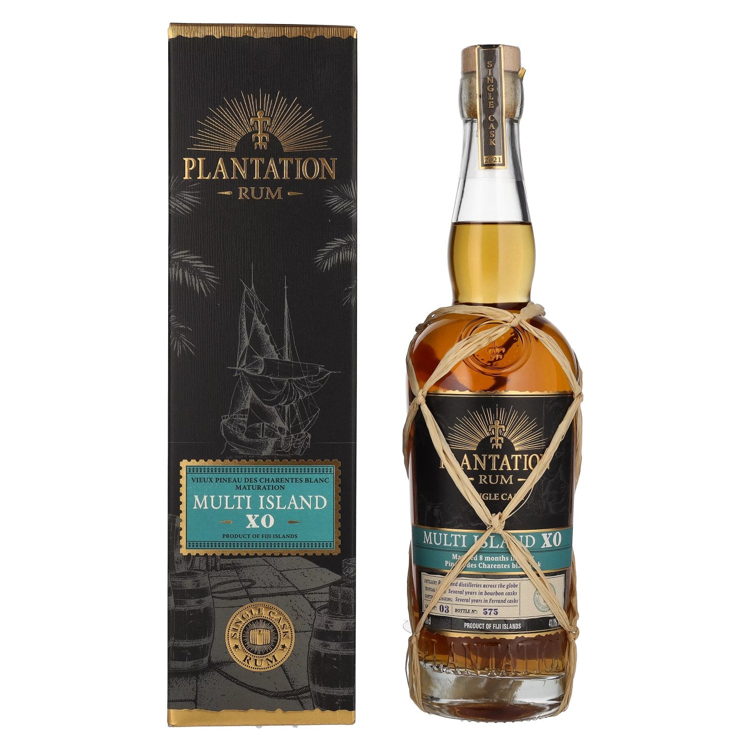 Plantation Rum MULTI-ISLAND XO Pineau des Charentes Maturation Edition 2021 41,1% Vol. 0,7l in Giftbox