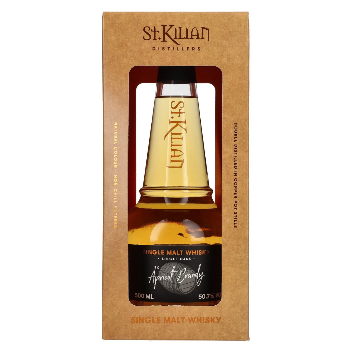St. Kilian EX APRICOT BRANDY Single Cask Single Malt Whisky 50,7% Vol. 0,5l in Giftbox