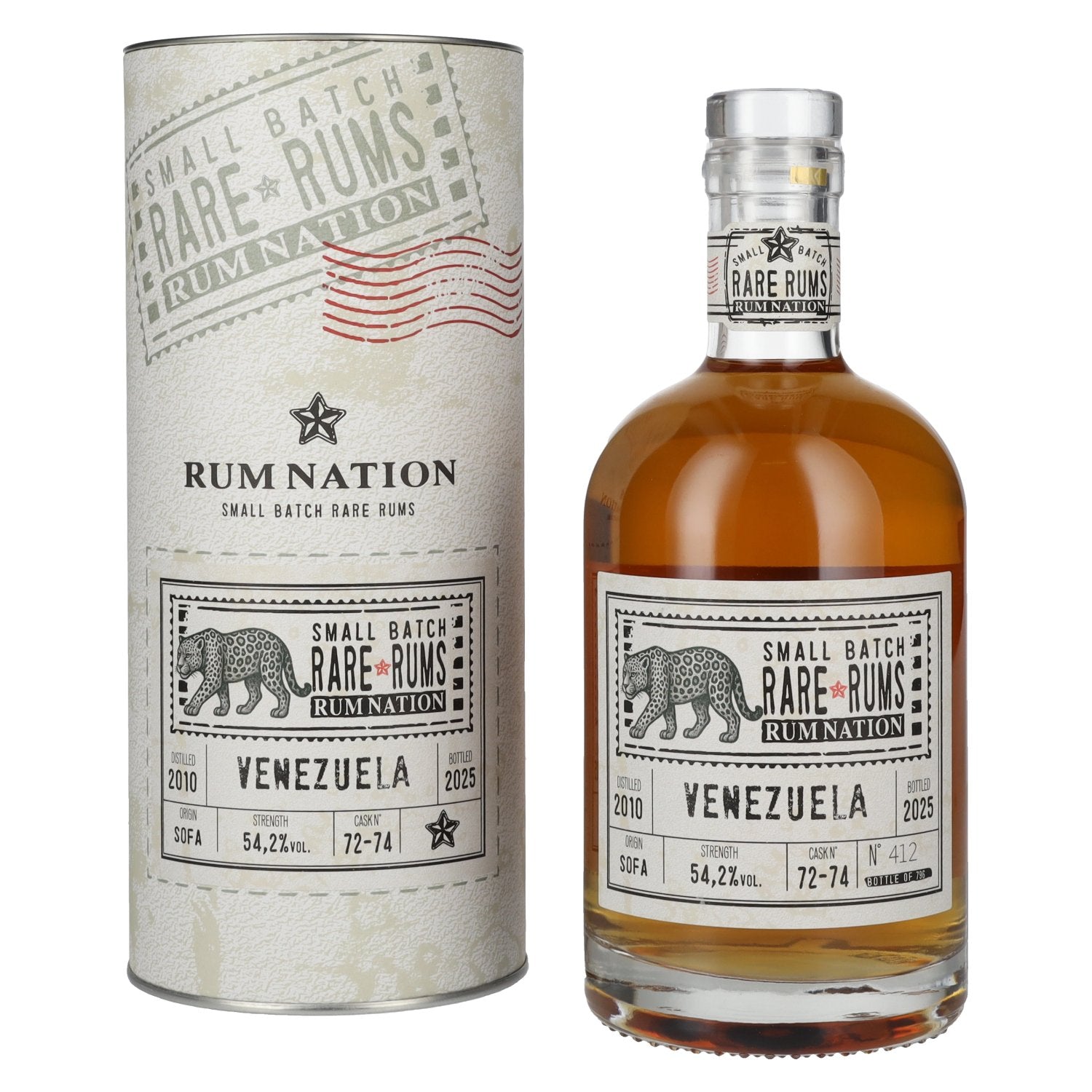 Rum Nation Rare Rums VENEZUELA 2010/2025 54,2% Vol. 0,7l in Giftbox