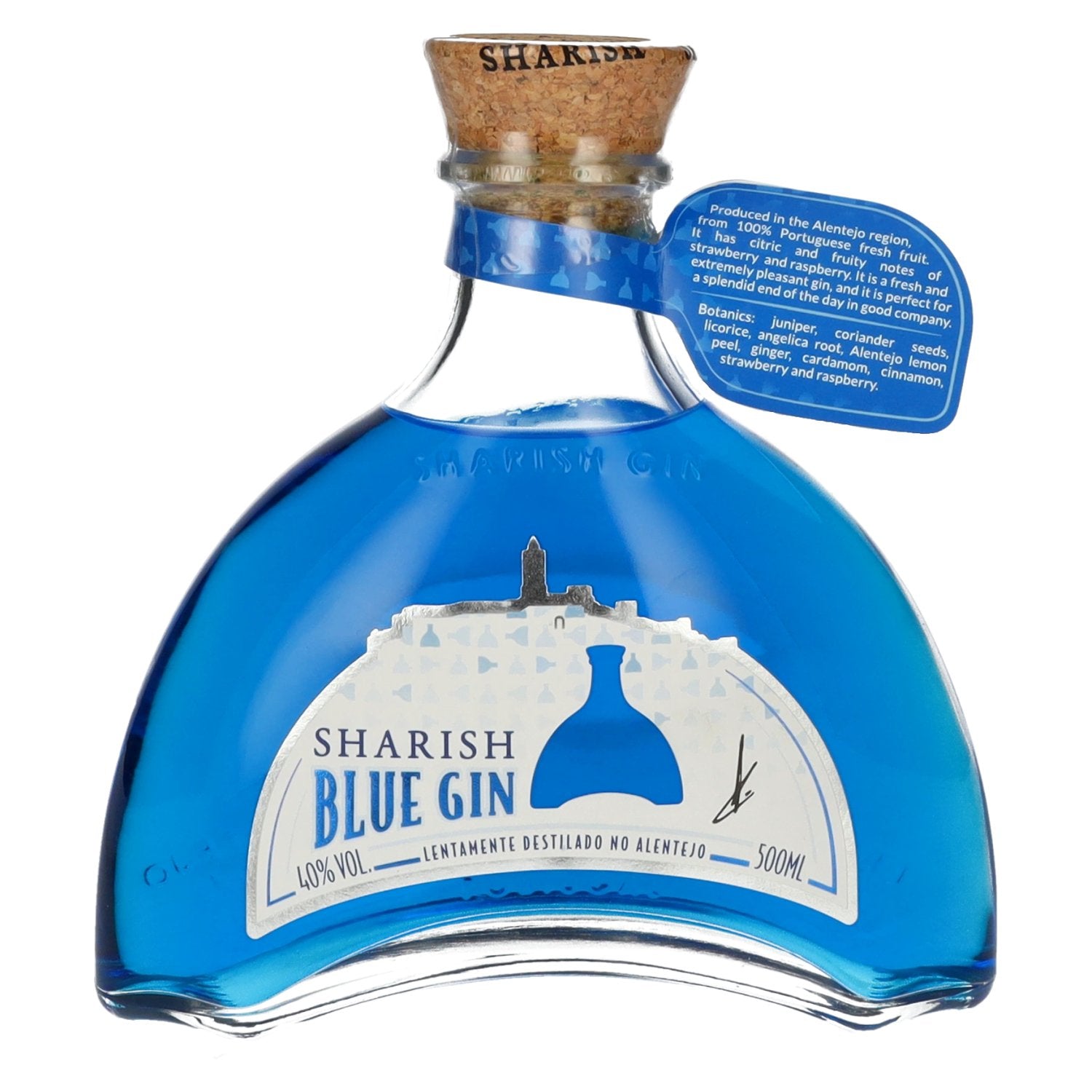 Sharish Blue Gin 40% Vol. 0,5l