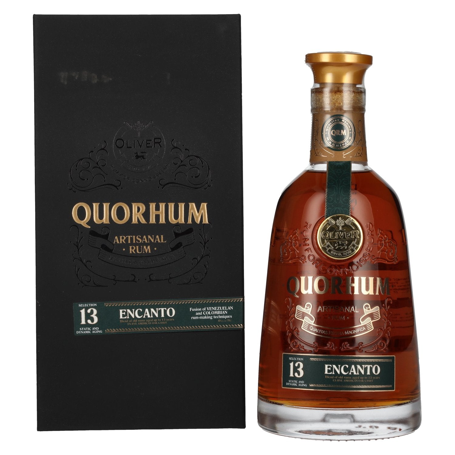 Ron Quorhum 13 Sistema Solera ENCANTO 40% Vol. 0,7l in Giftbox