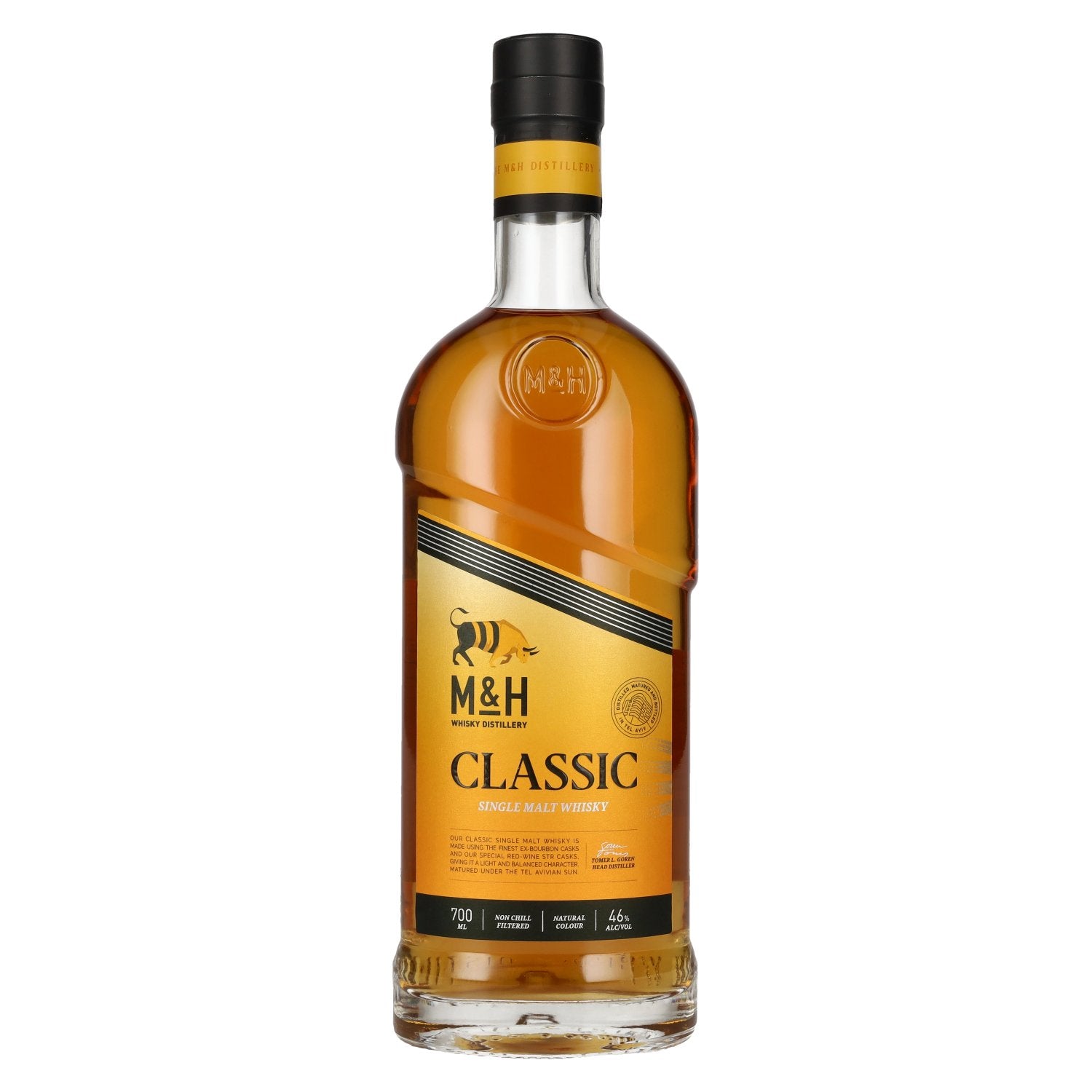 M&H Classic Single Malt Whisky 46% Vol. 0,7l